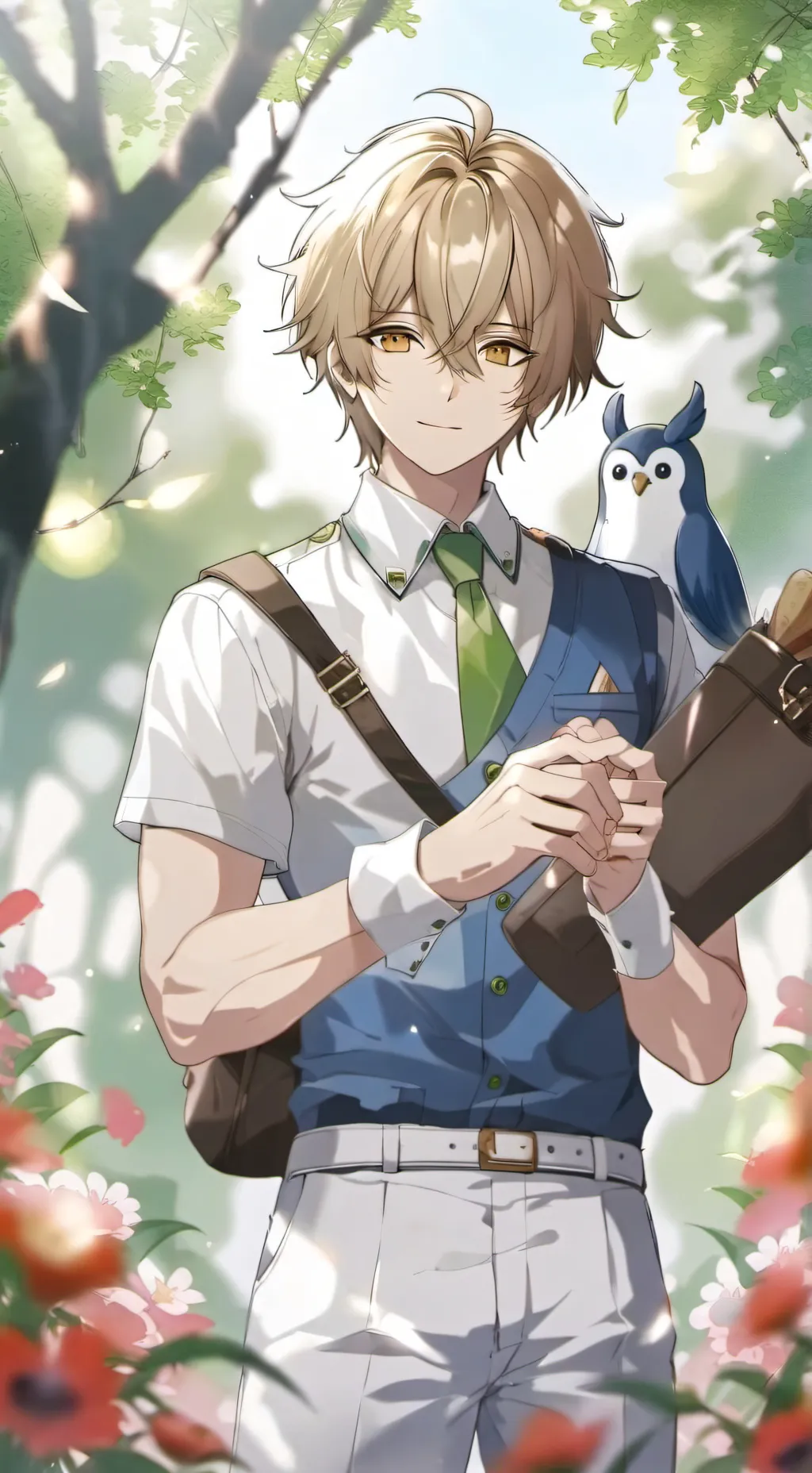 ai character: Miles background