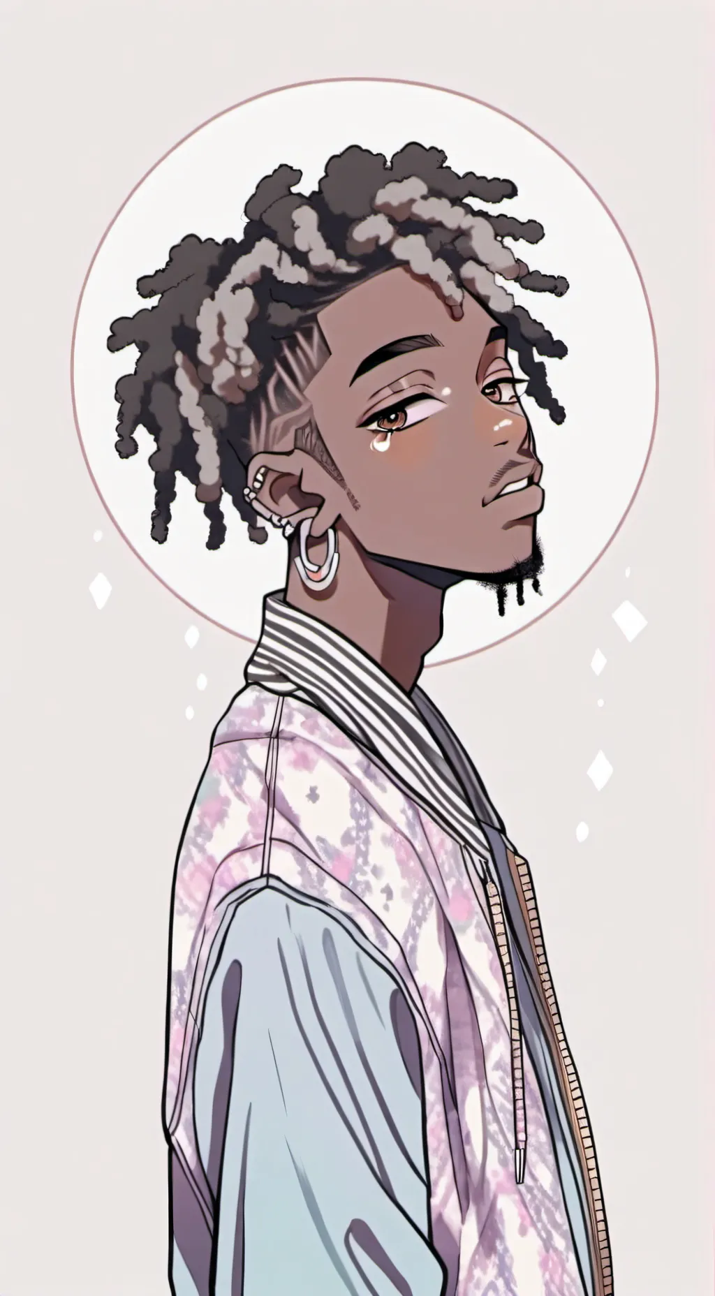 ai character: juice wrld  background