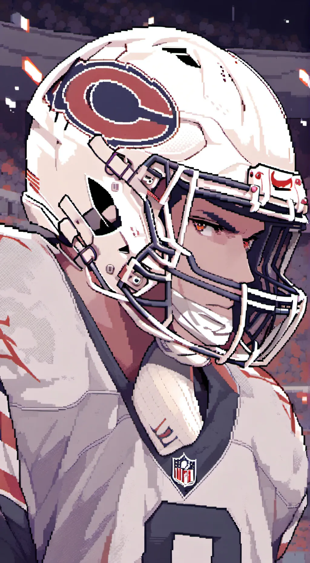 ai character: MHA football team! background