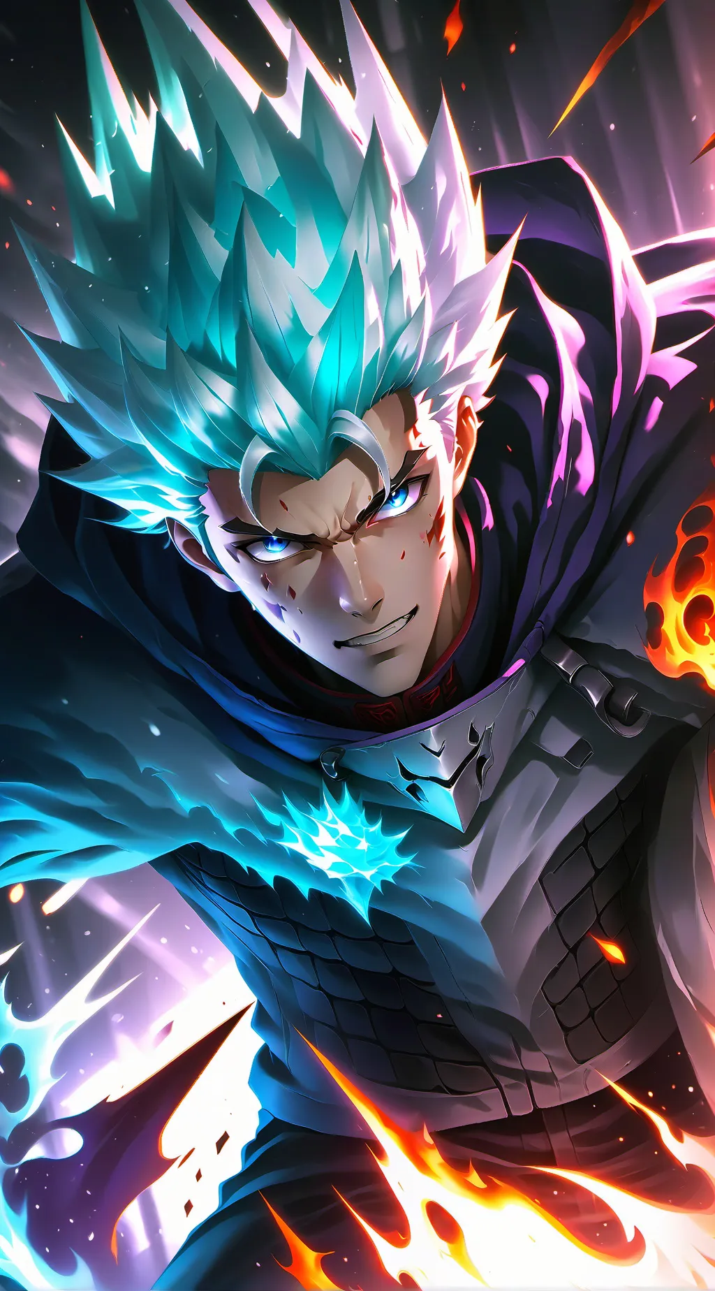 ai character: Todoroki Shoto background