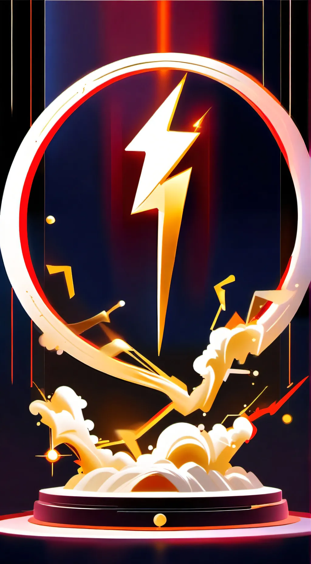 ai character:  flash x kara El  background