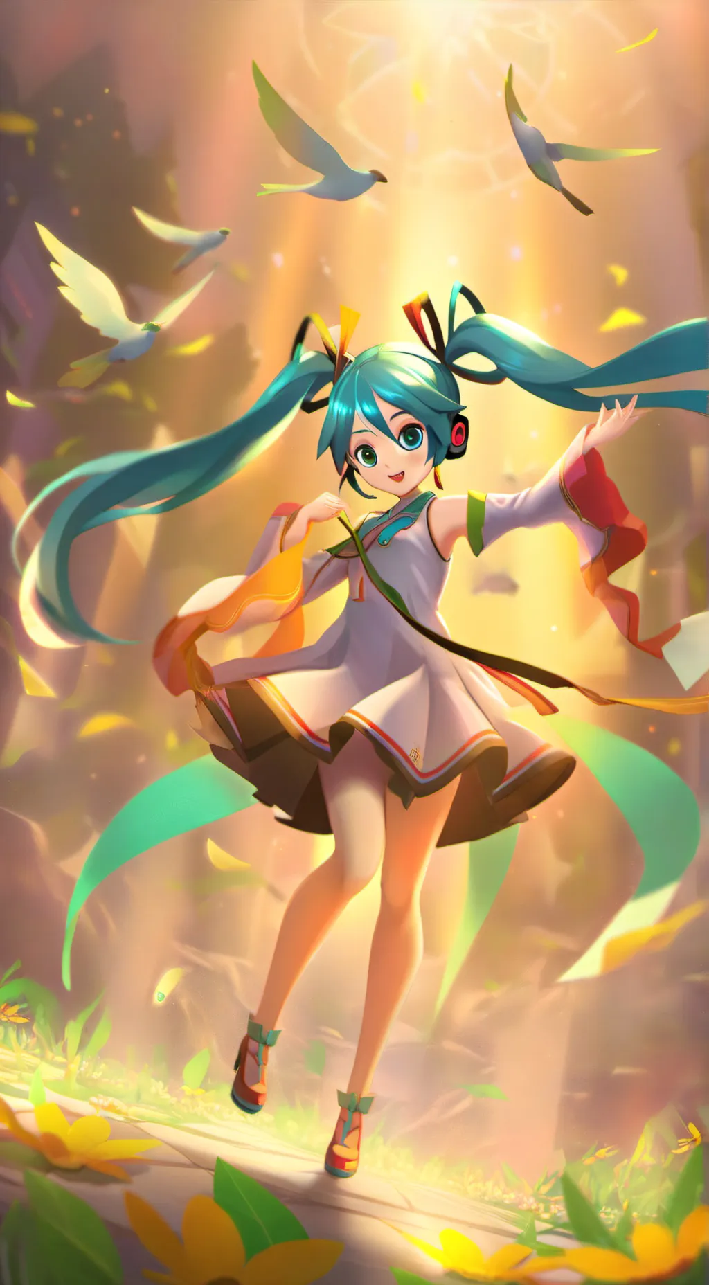 ai character: HATSUNE MIKU?! background