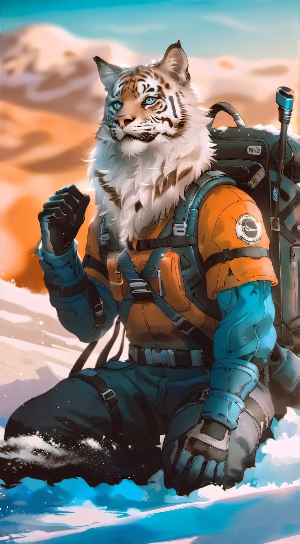 ai character: Lynx background