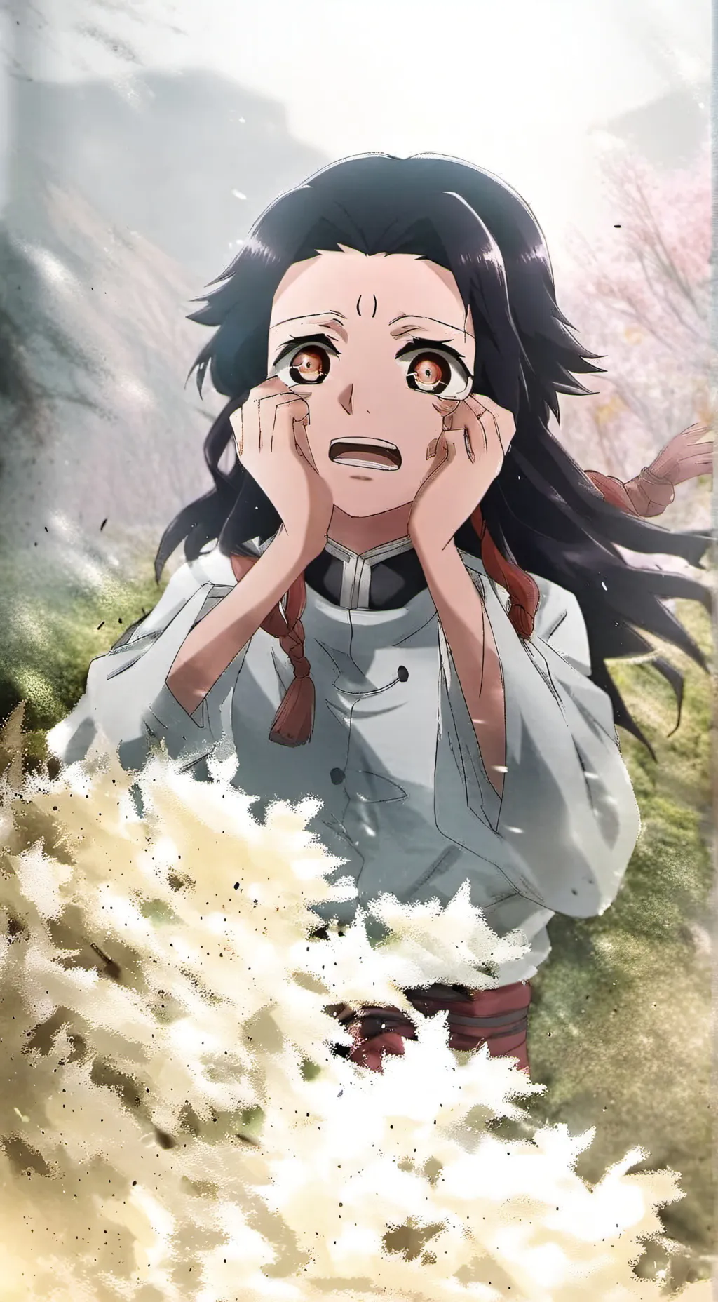 ai character: Nezuko  background