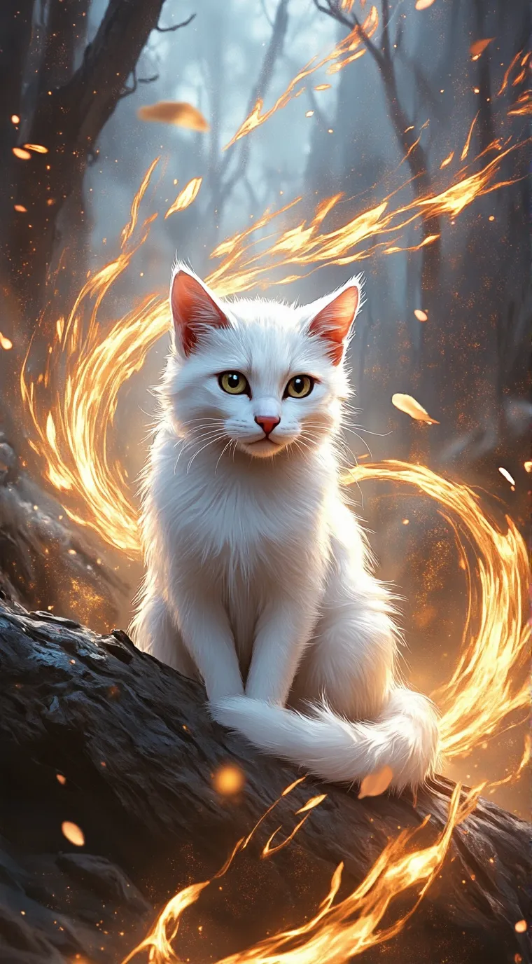 ai character: Ur cat background