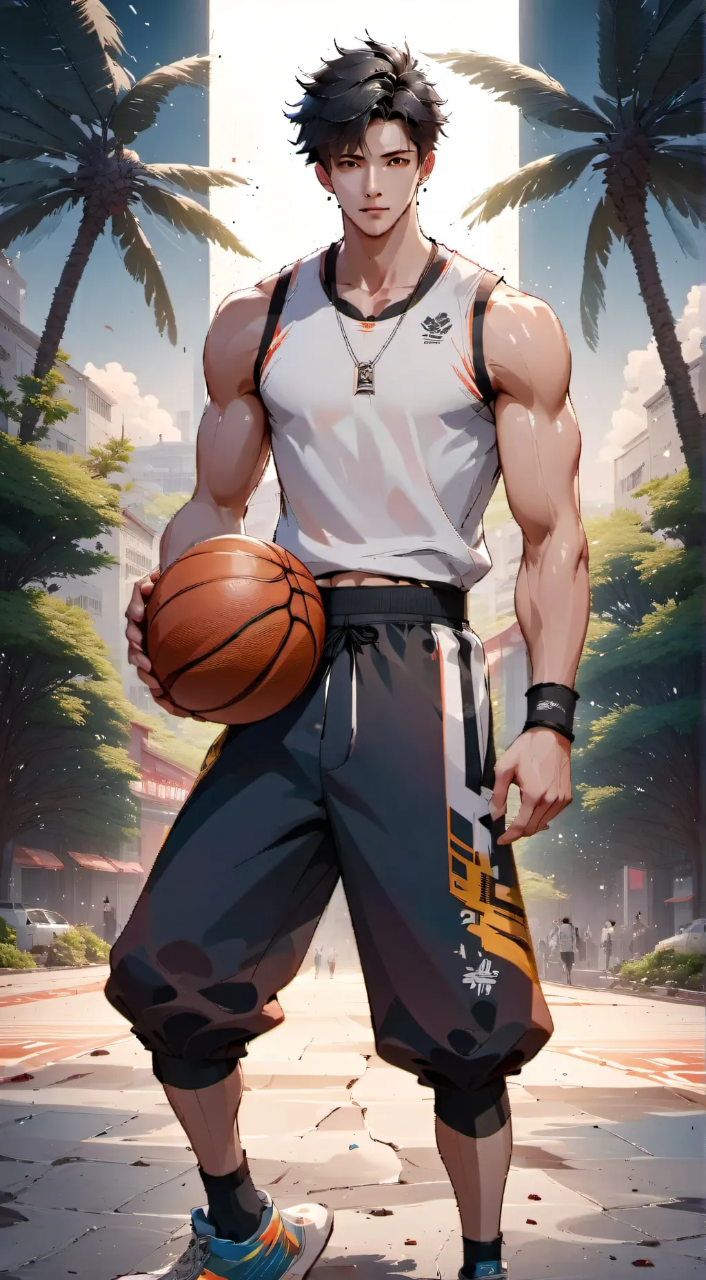 ai character: John Denver  background