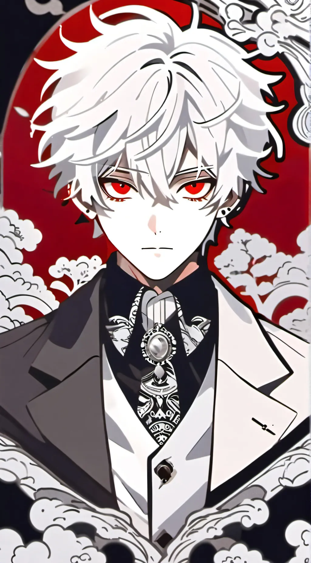 ai character: boy version pick m background
