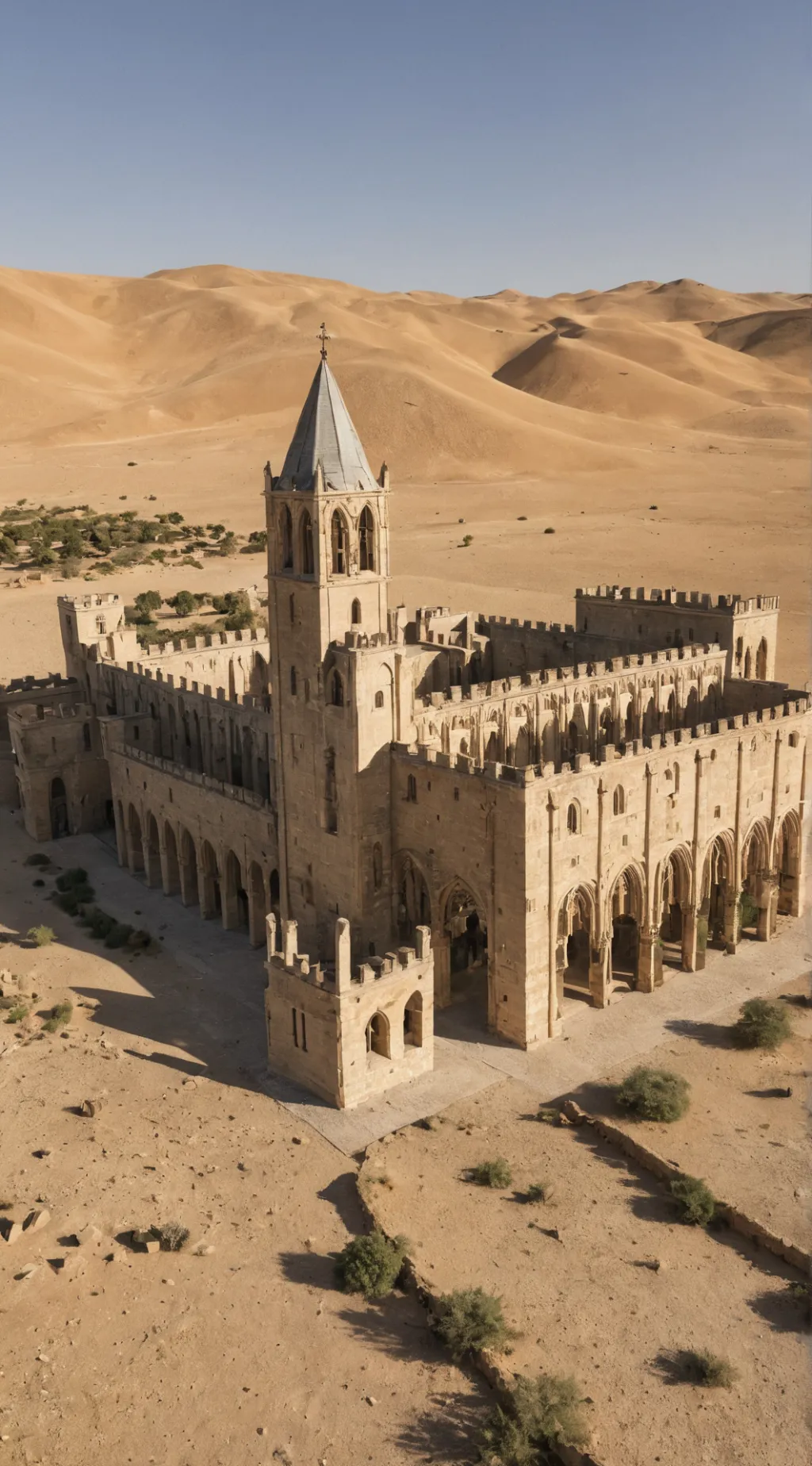 ai character: Leibowitz Abbey background