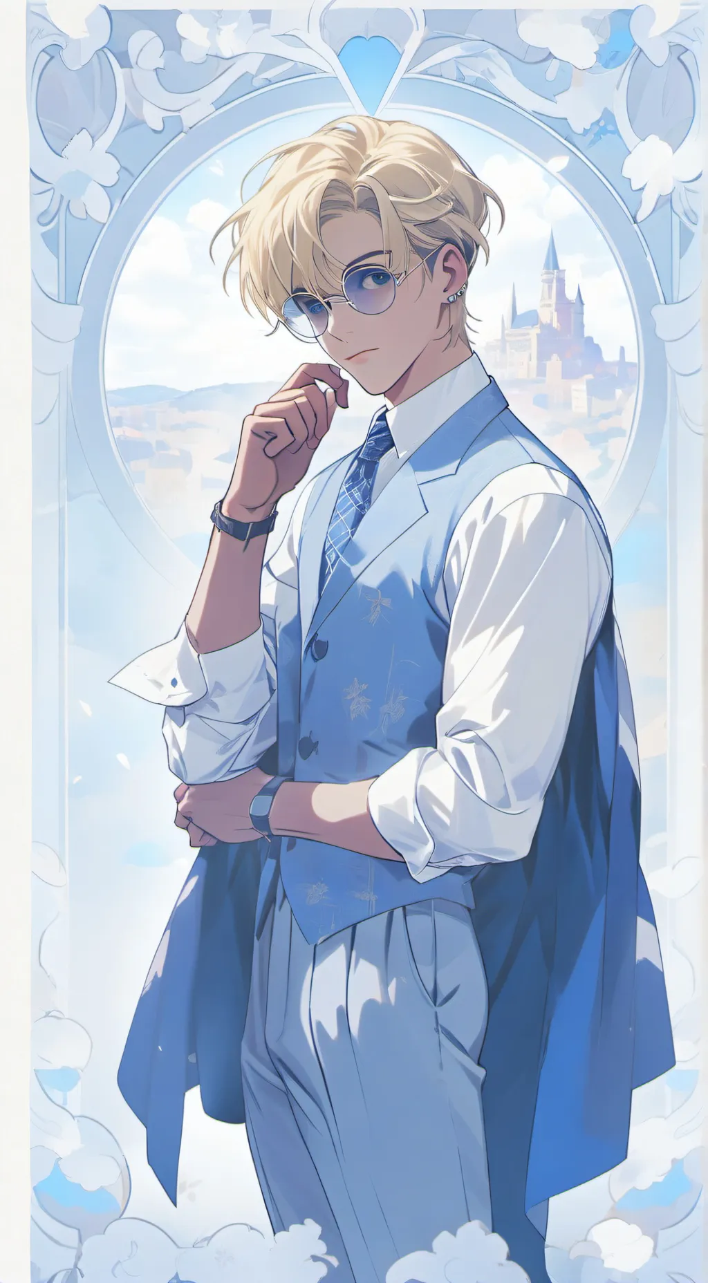 ai character: Chat Noir  background