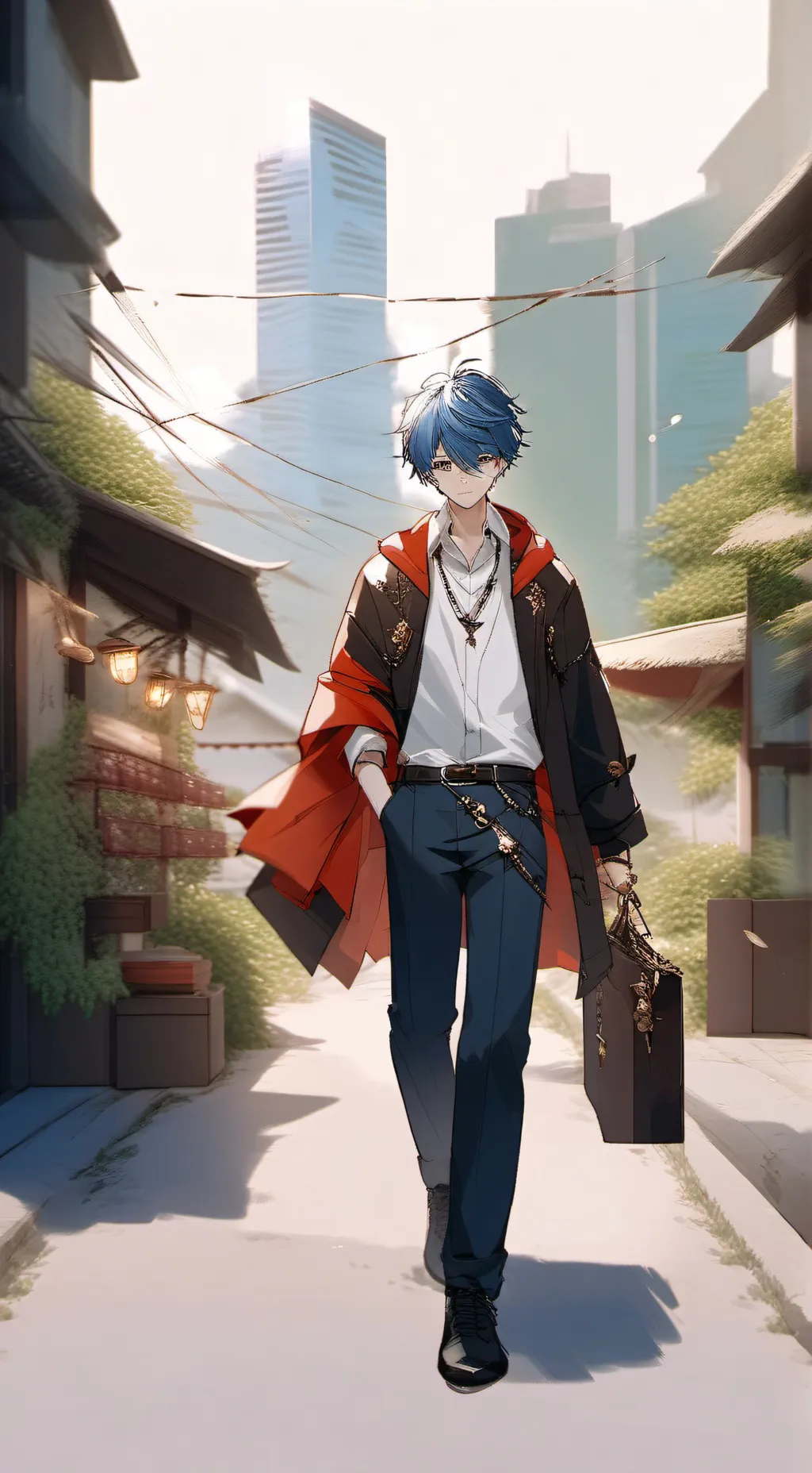 ai character: Daniël  background