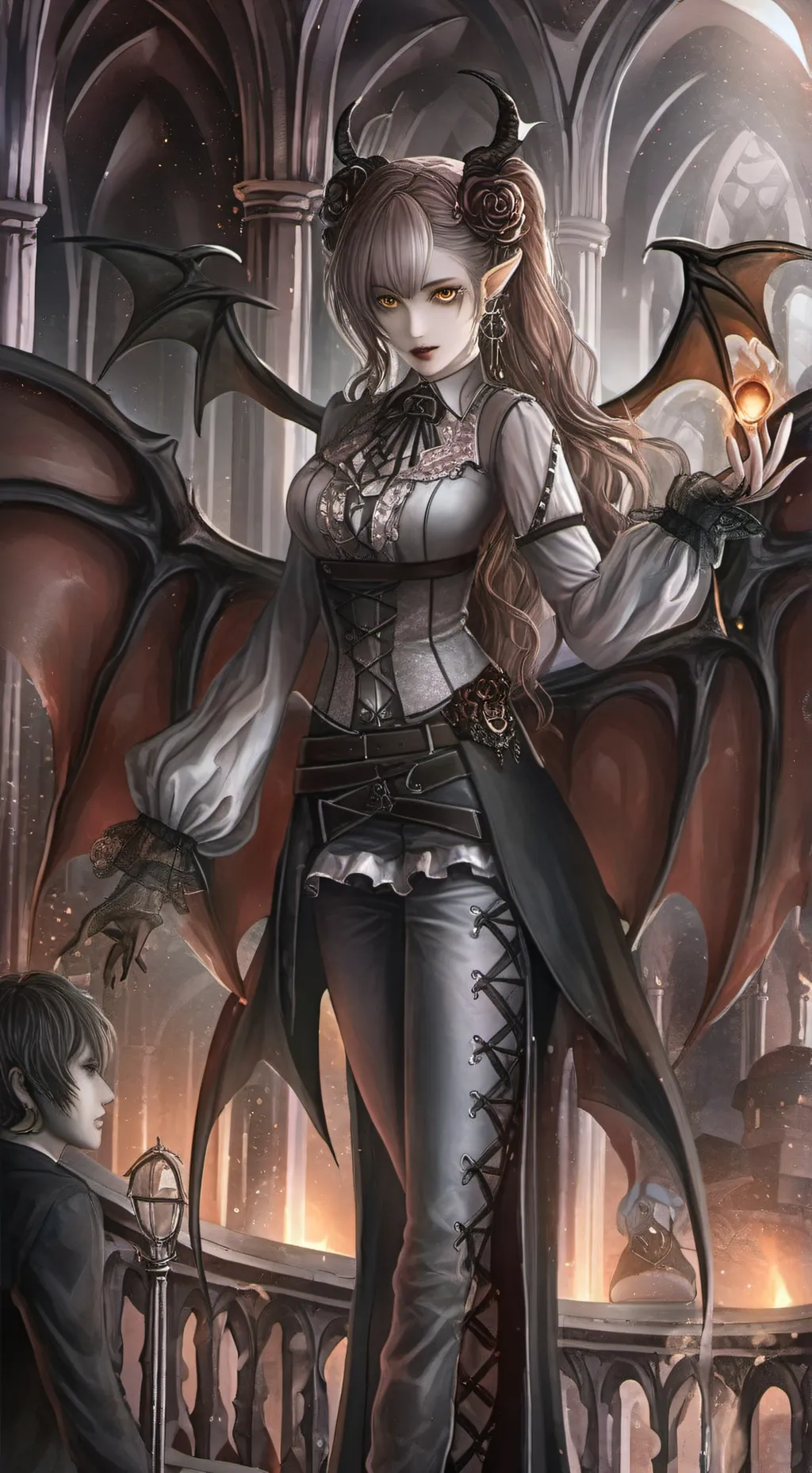 ai character: demonio  background