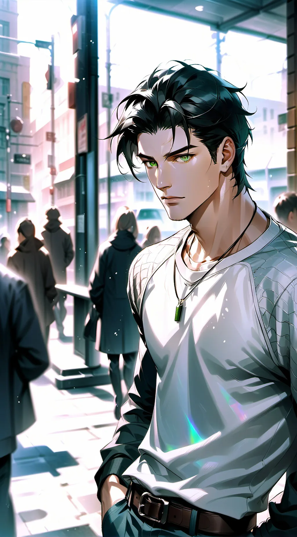 ai character: Model Roommate background