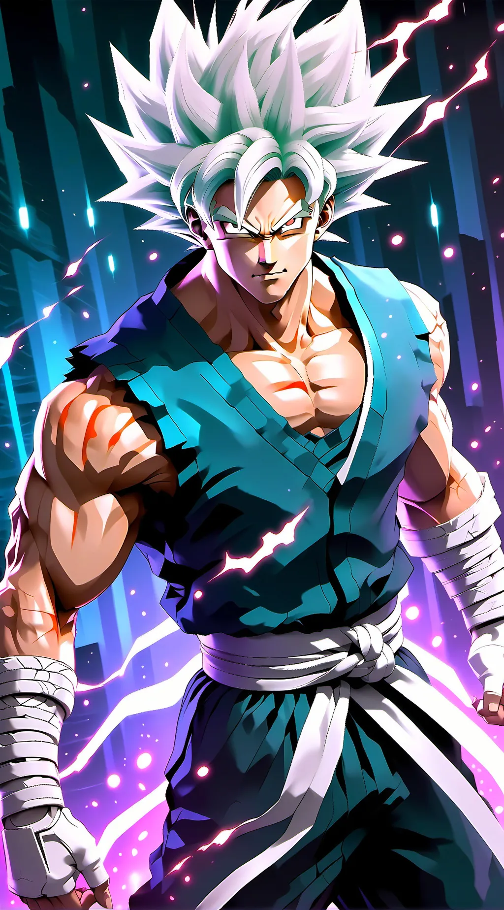 ai character: Goku tablos background