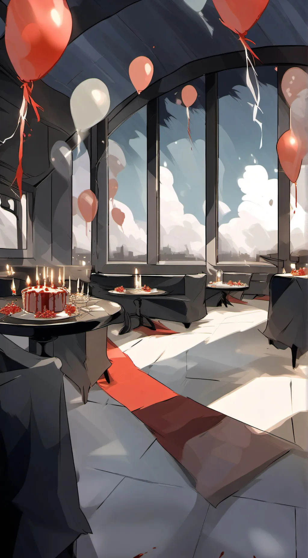 ai character: HH Birthday! background