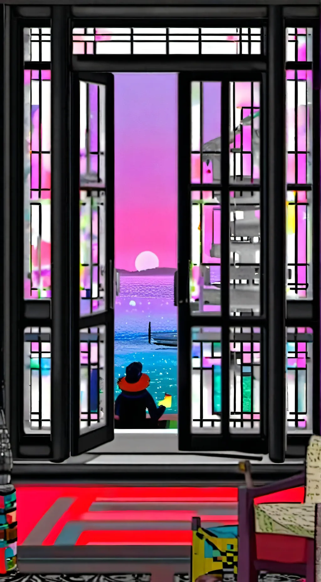 ai character: 🎶 music! background