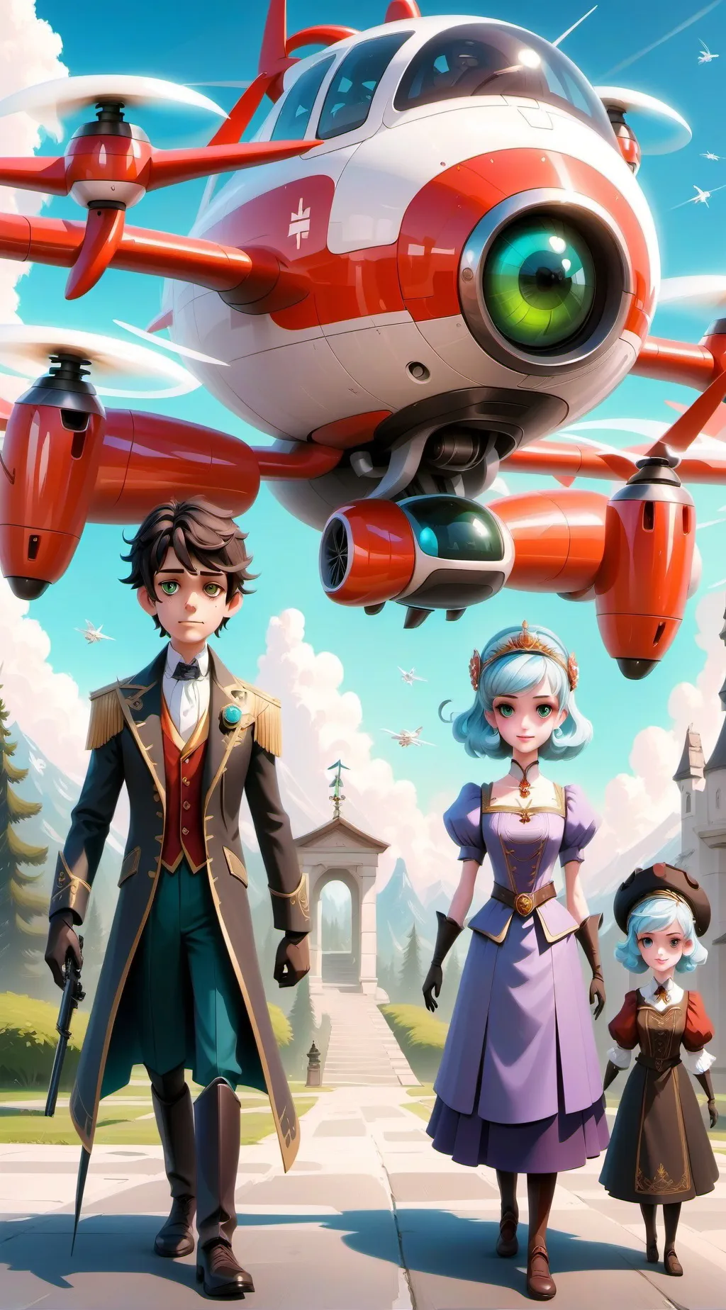 ai character: MD background