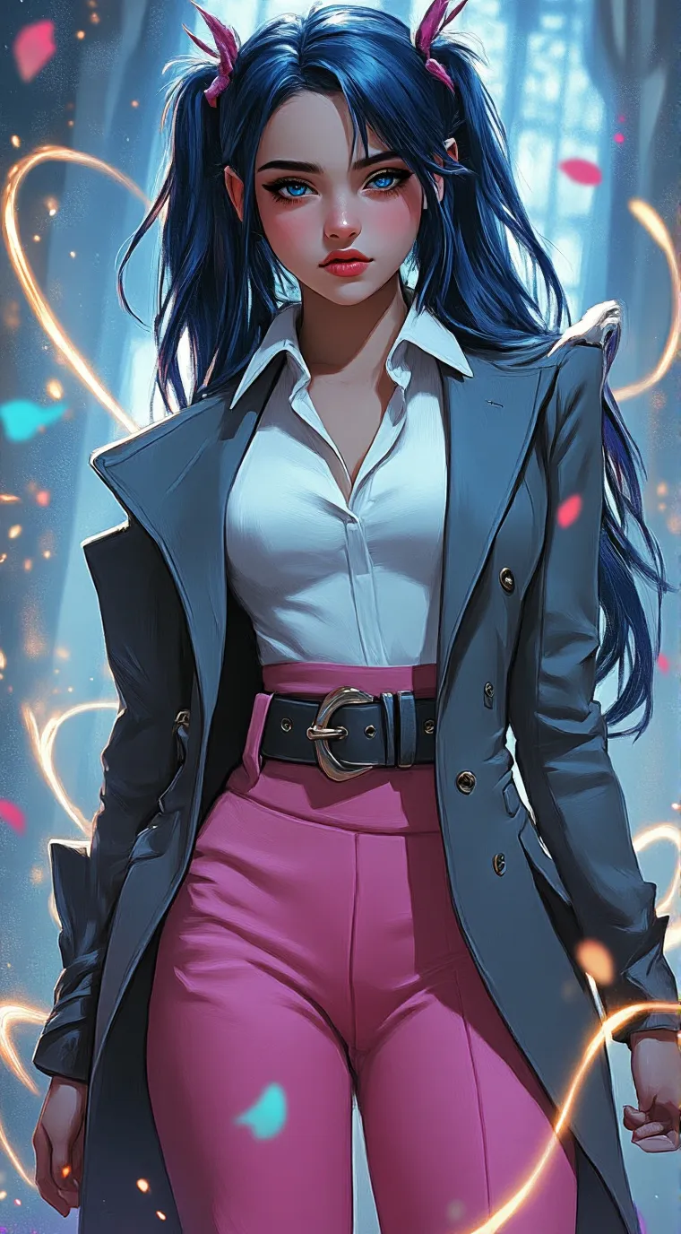 ai character: Marinette Dupain-c background
