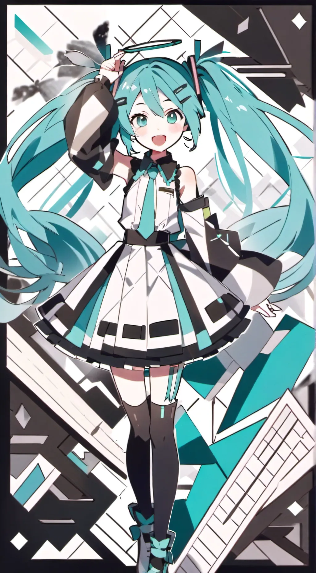 ai character: Vocaloid World ^^ background