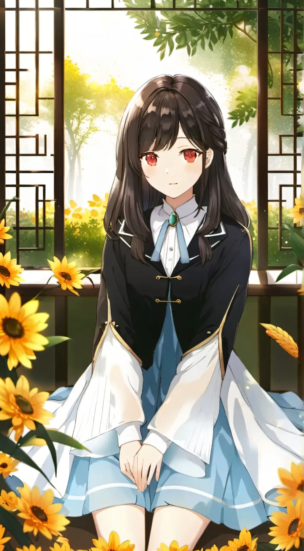 ai character: sister leveling  background
