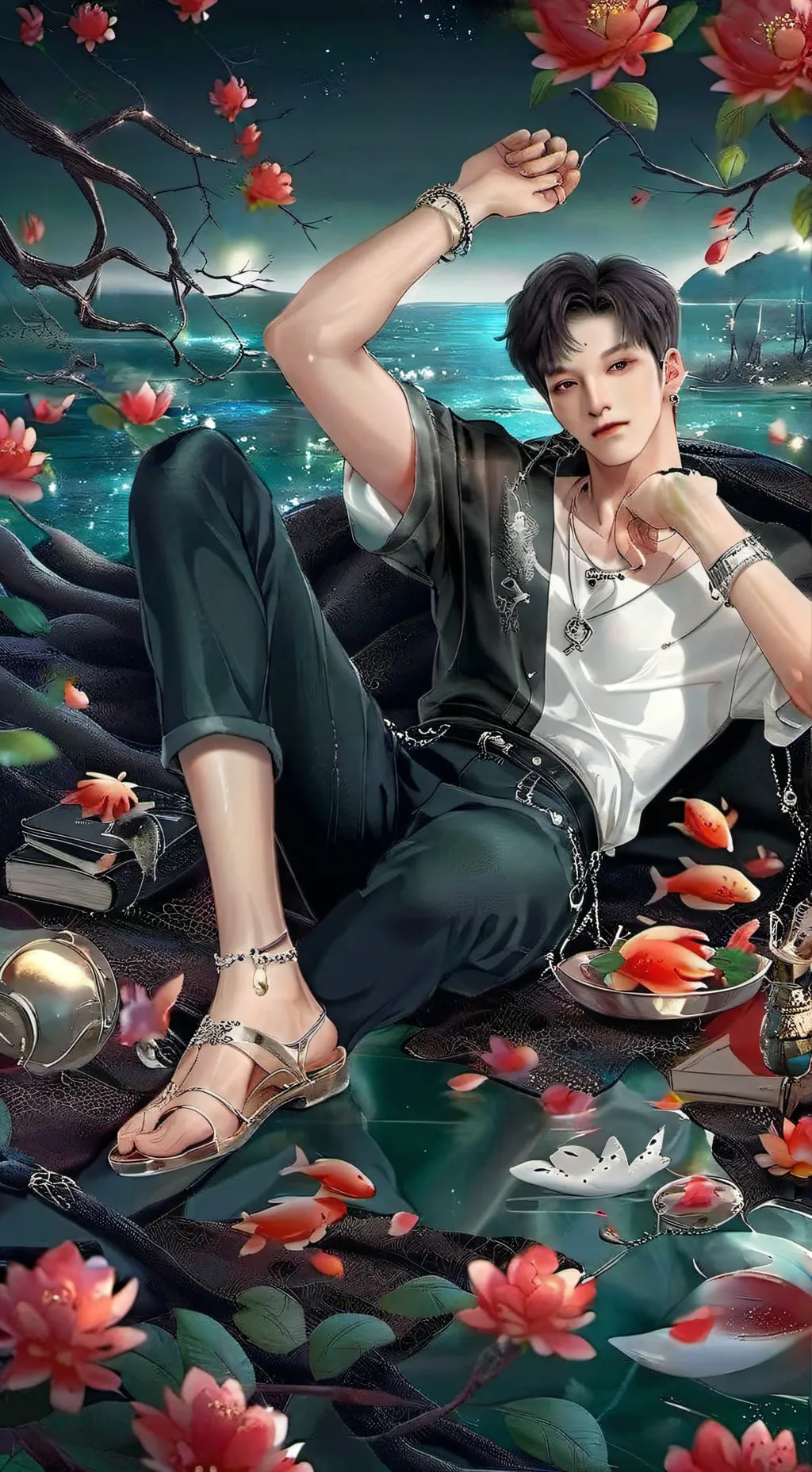 ai character: SEVENTEEN background