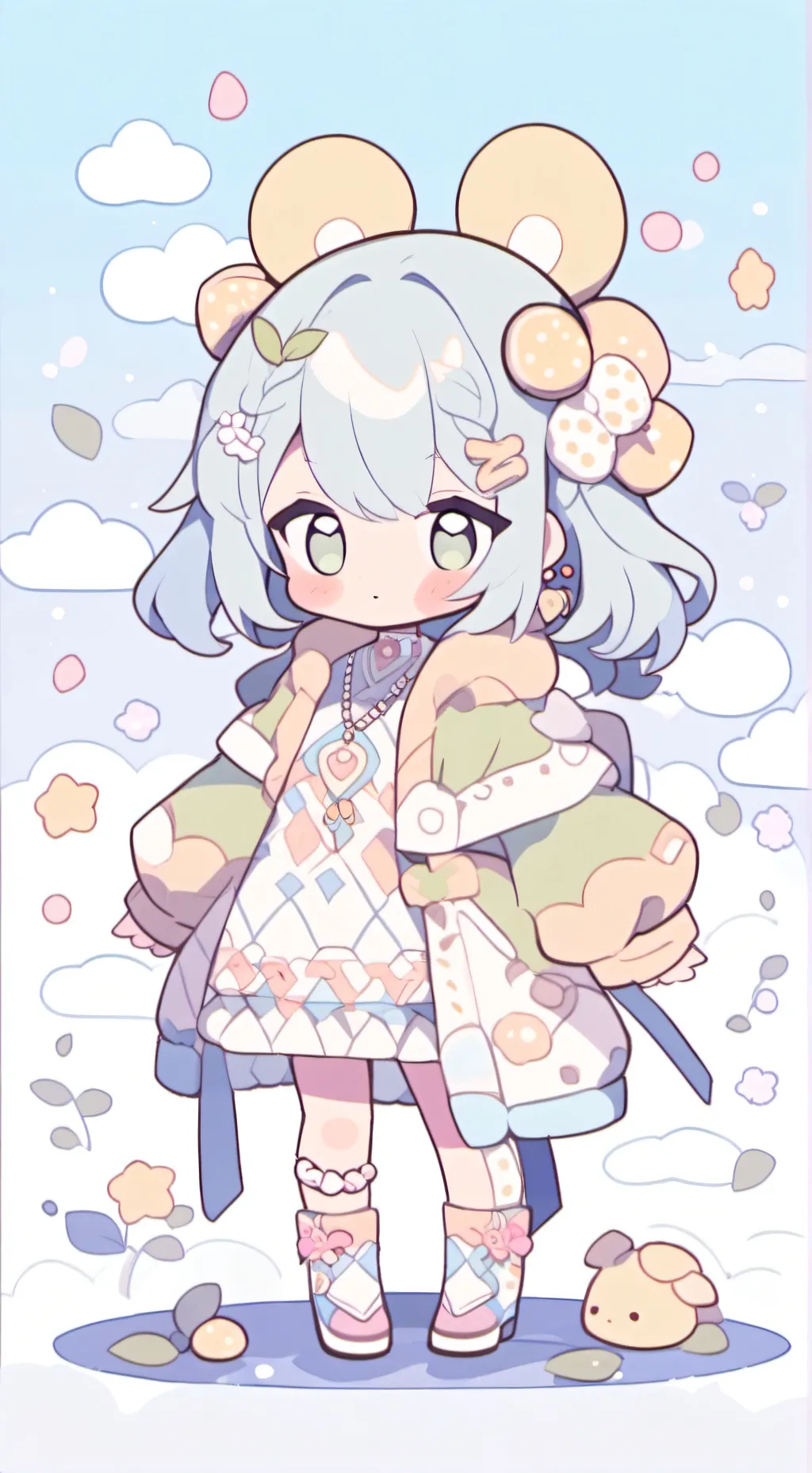 ai character: hermana gordita background