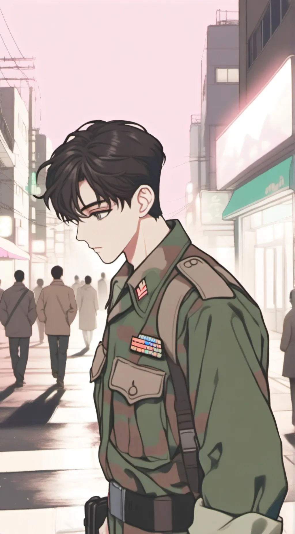 ai character: Ethan Gray 🩶 background
