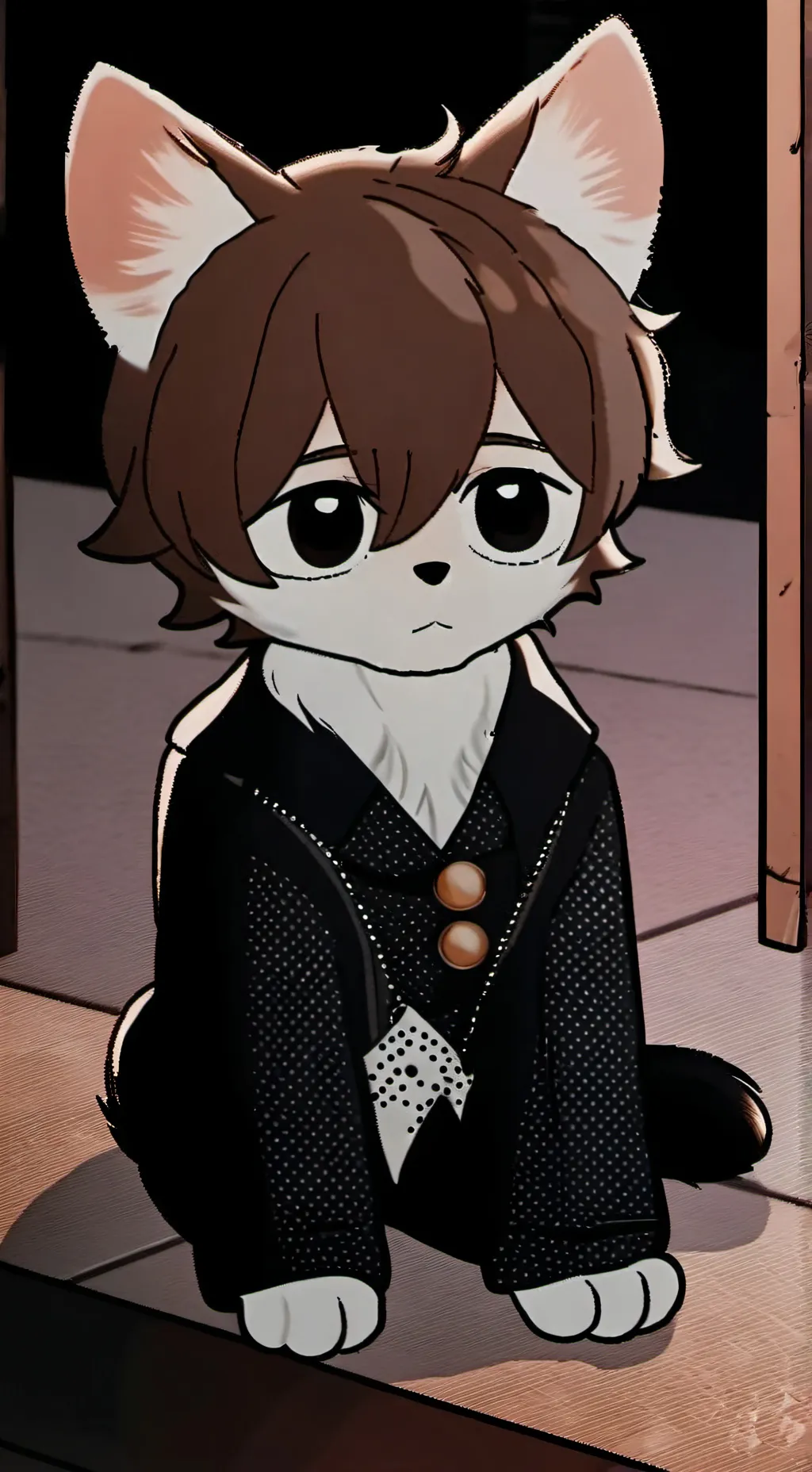 ai character: Leander  background