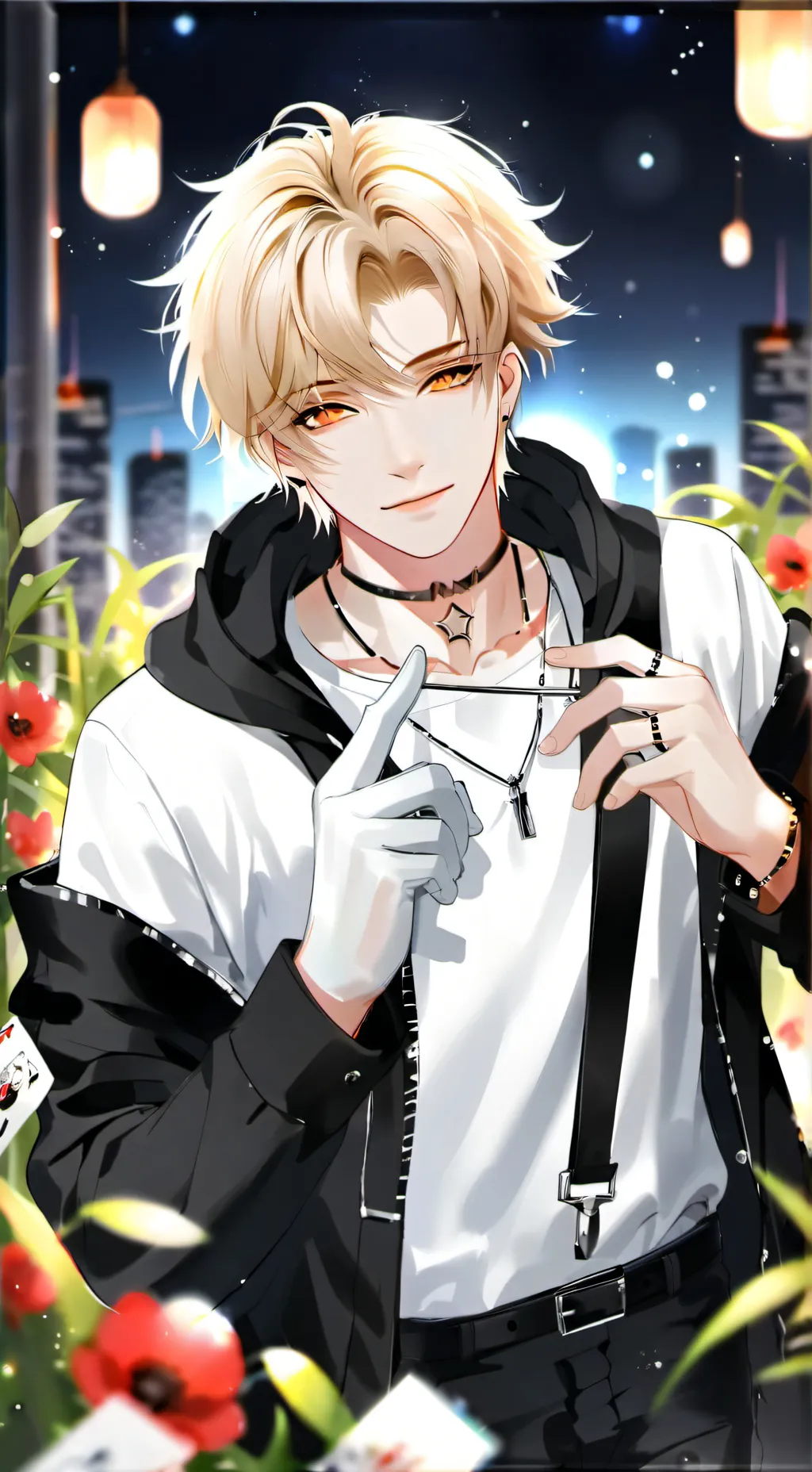 ai character: luk😎 background