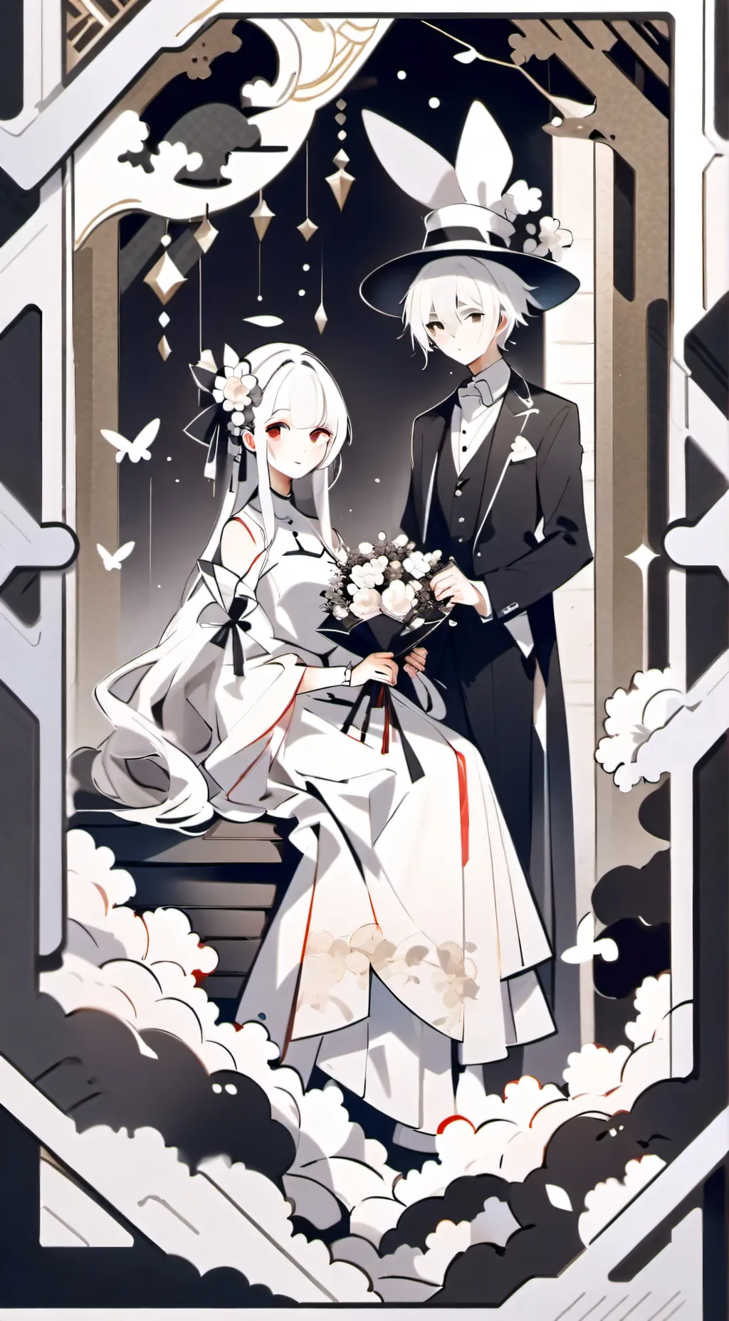 ai character: tisha x brightney  background