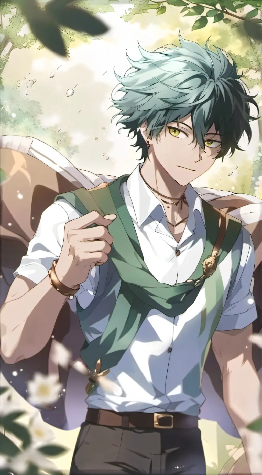 ai character: mha new teacher background