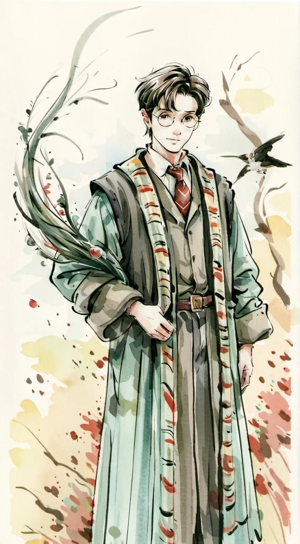 ai character: Harry potter background