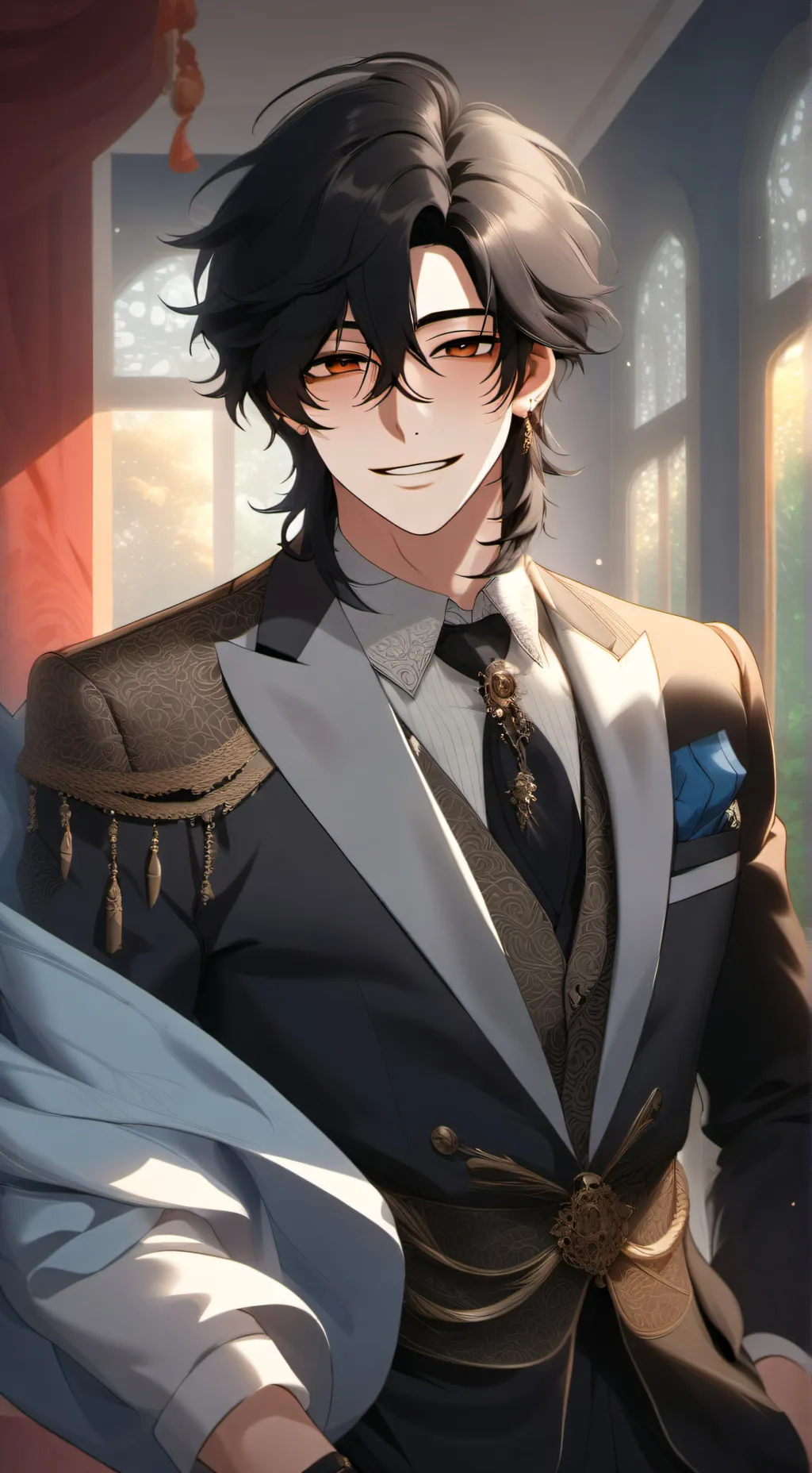 ai character: Lucían  background