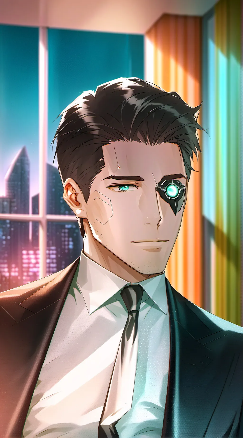 ai character: Agent Shadow background