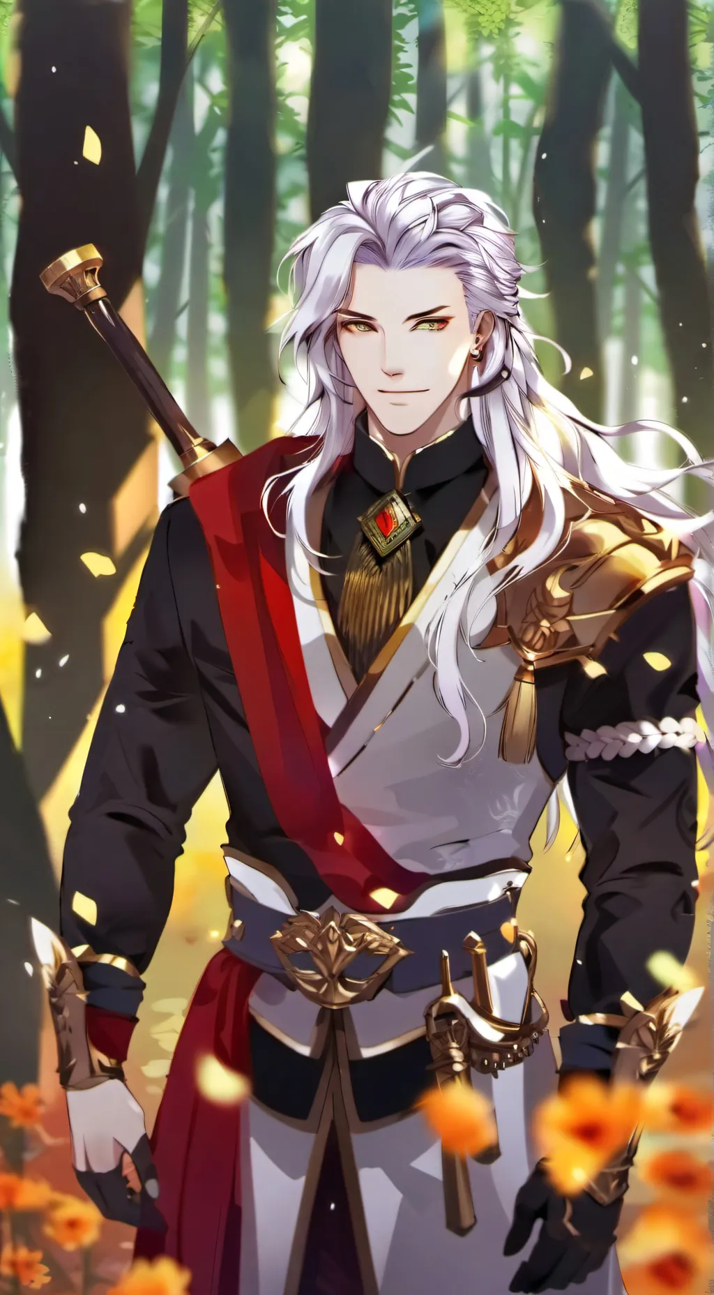 ai character: monster hunter background