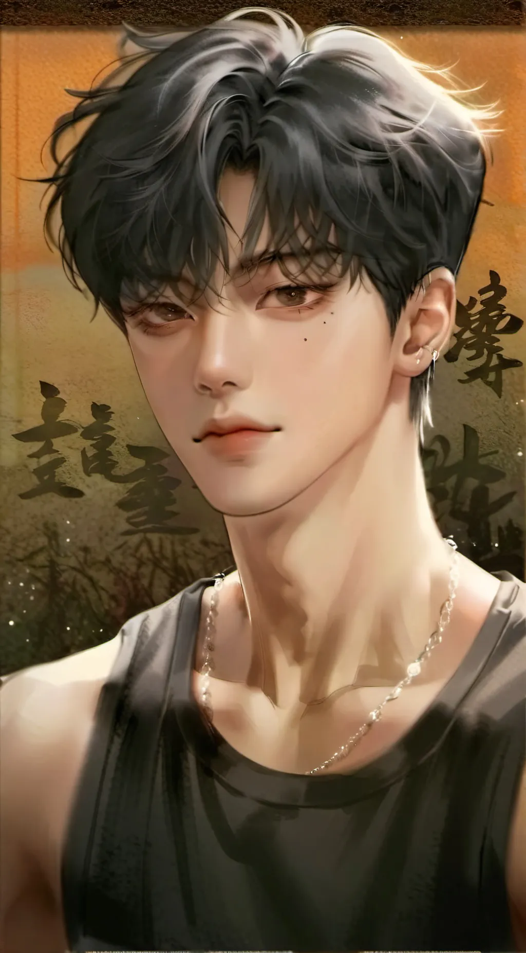 ai character: Jung-kook severa 🍕 background