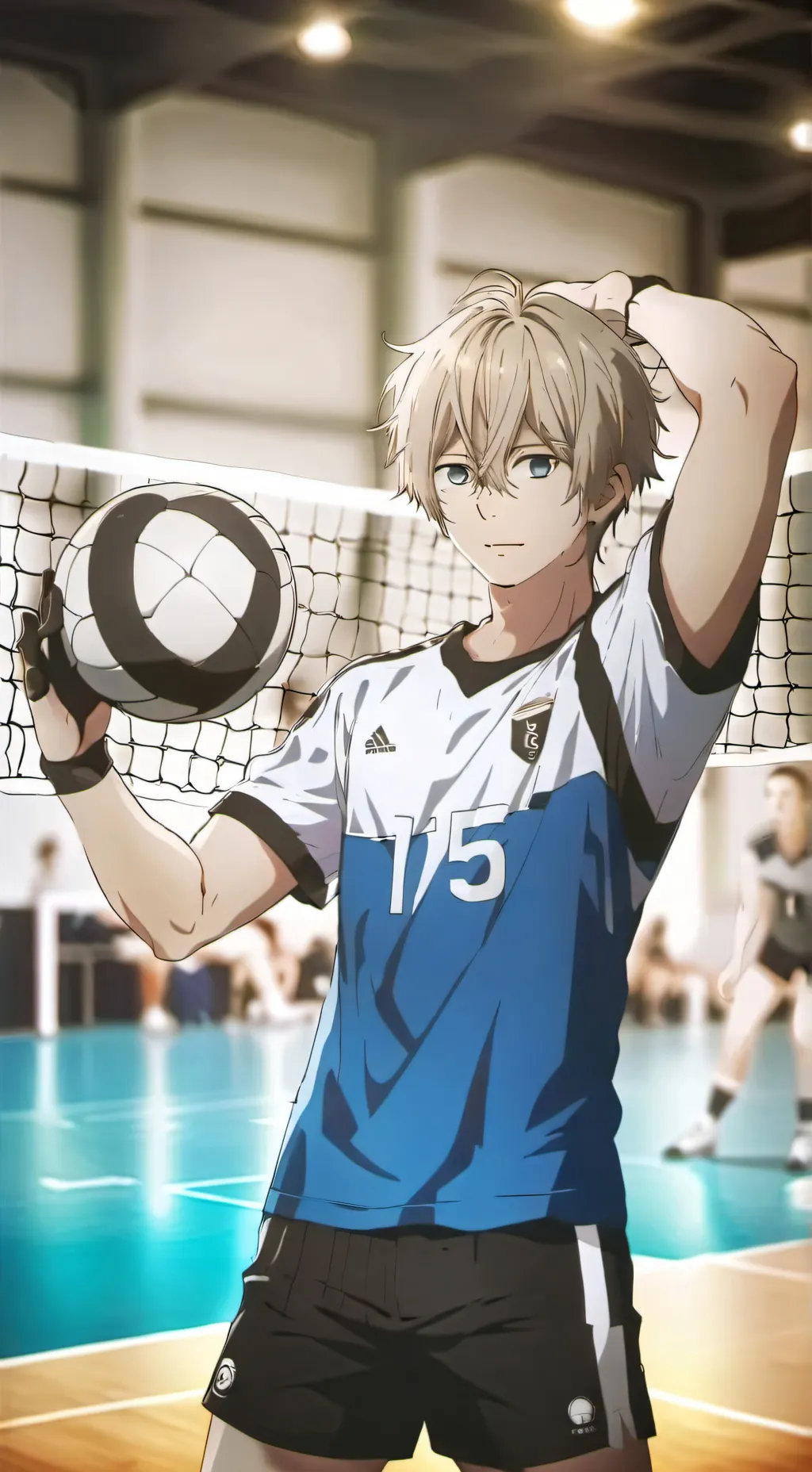 ai character: leon background