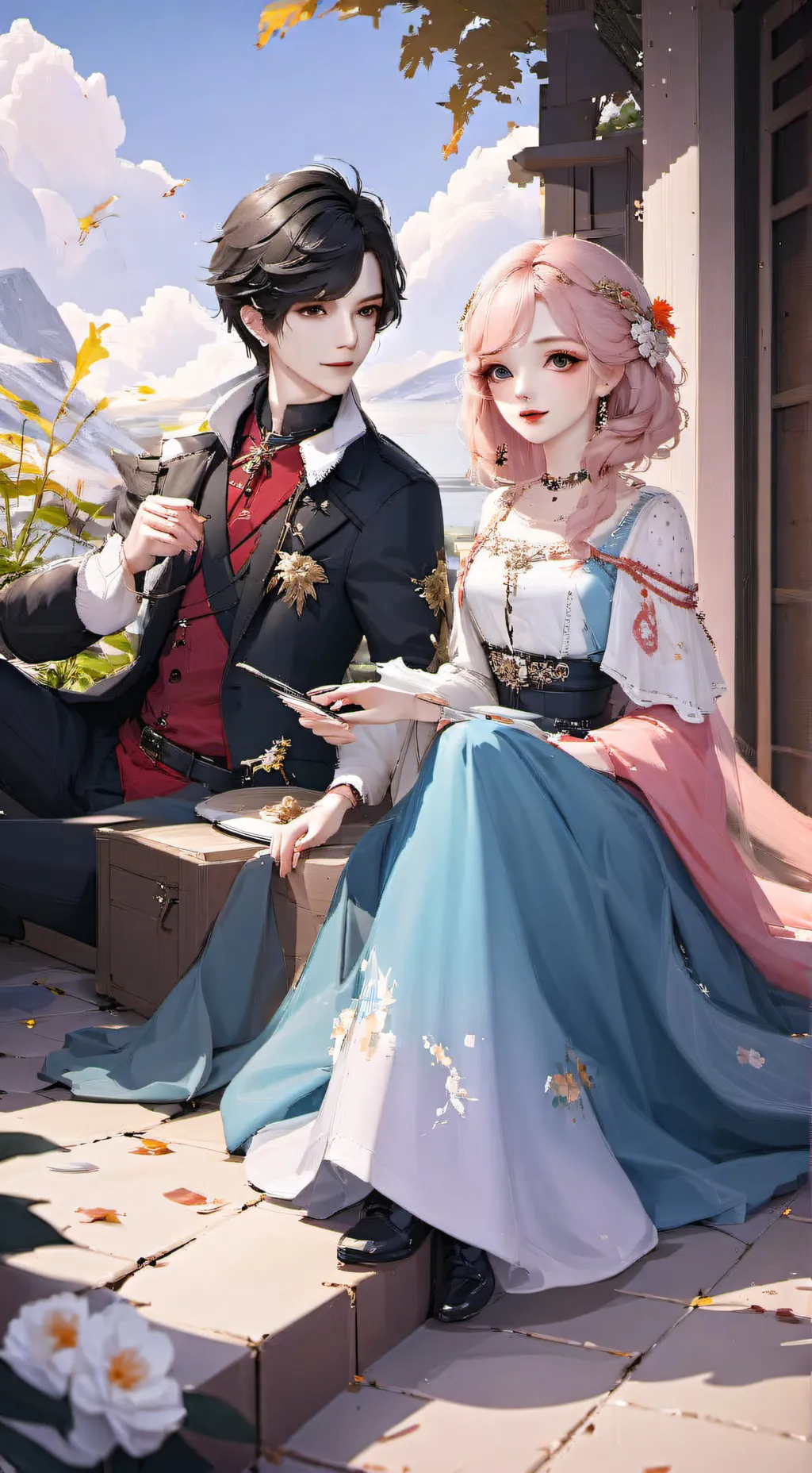 ai character: Ник  background