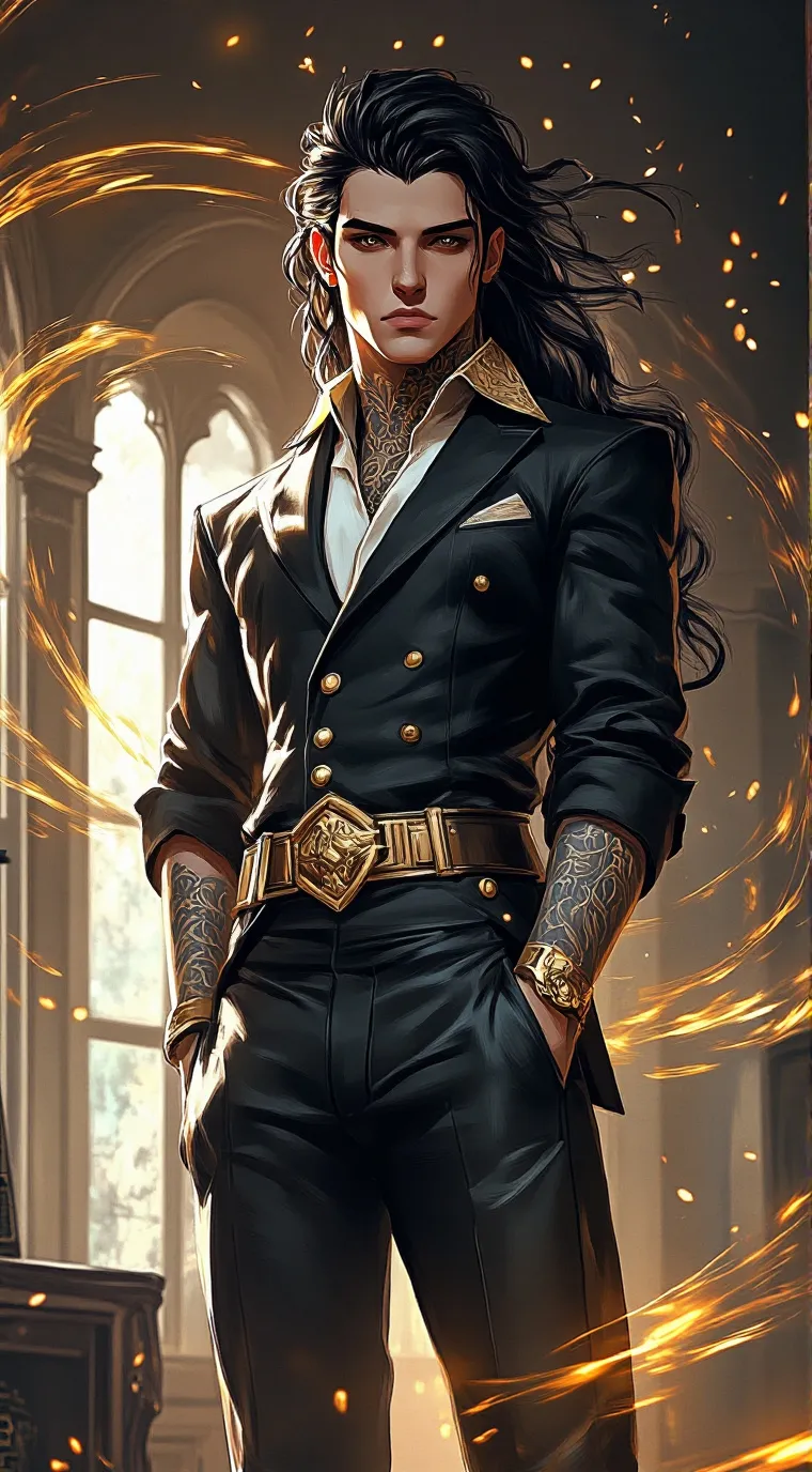 ai character: James McKnight background
