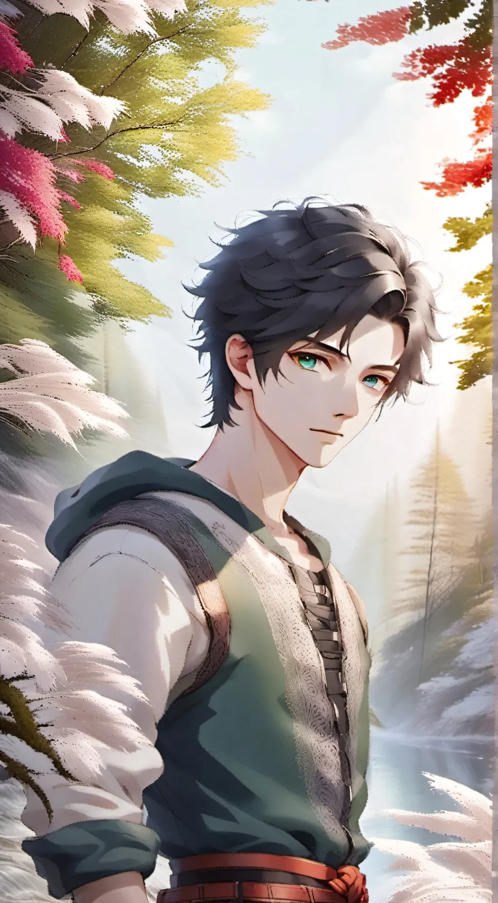 ai character: Theo background