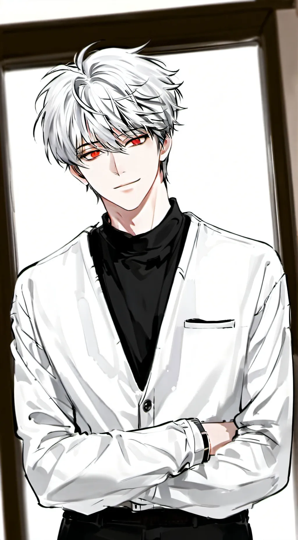 ai character: Calvin  background