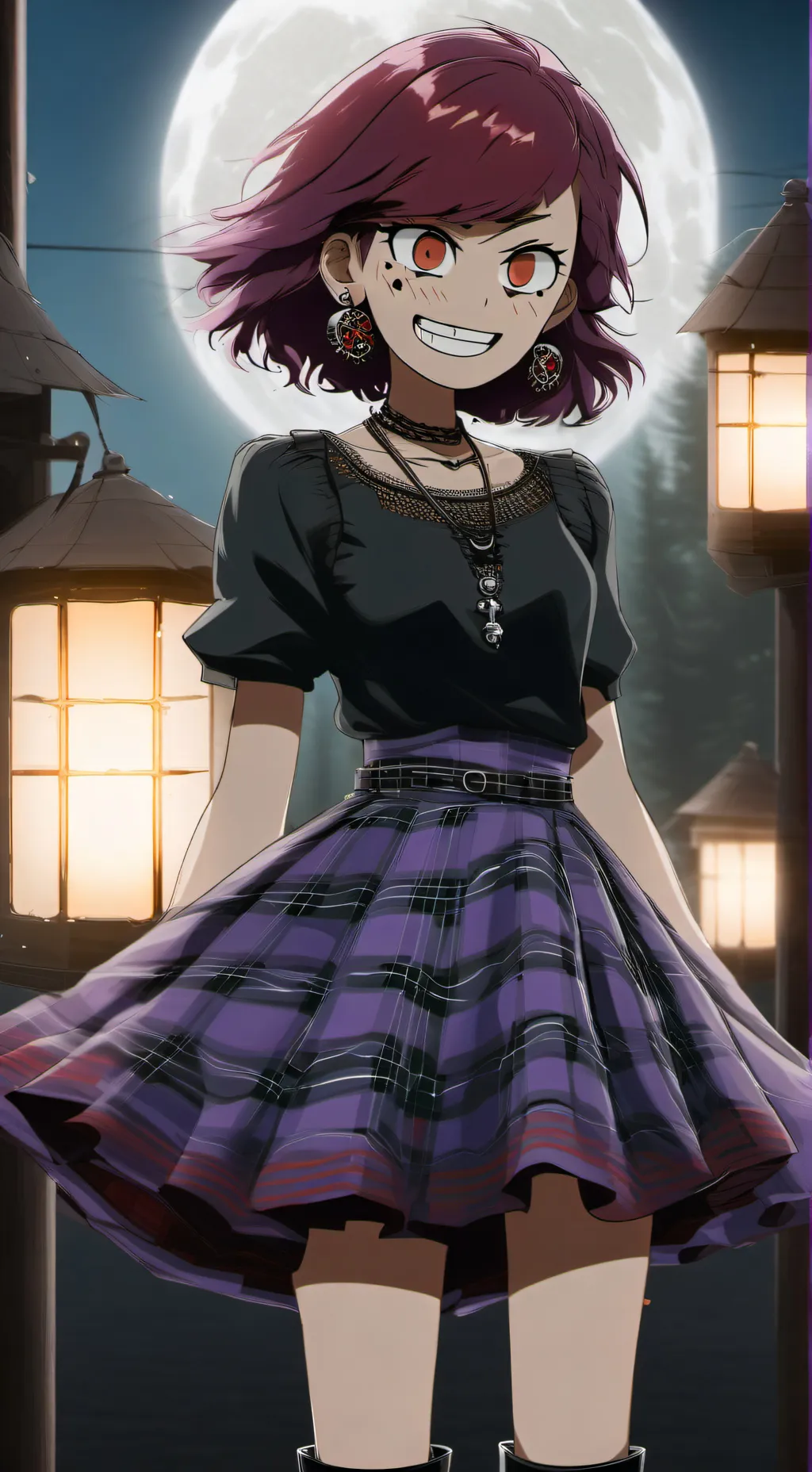 ai character: Luna Loud  background