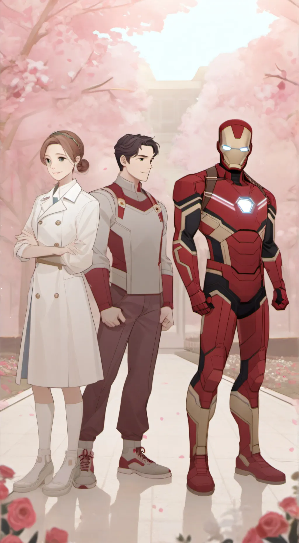 ai character: avengers twwwoooo~ background