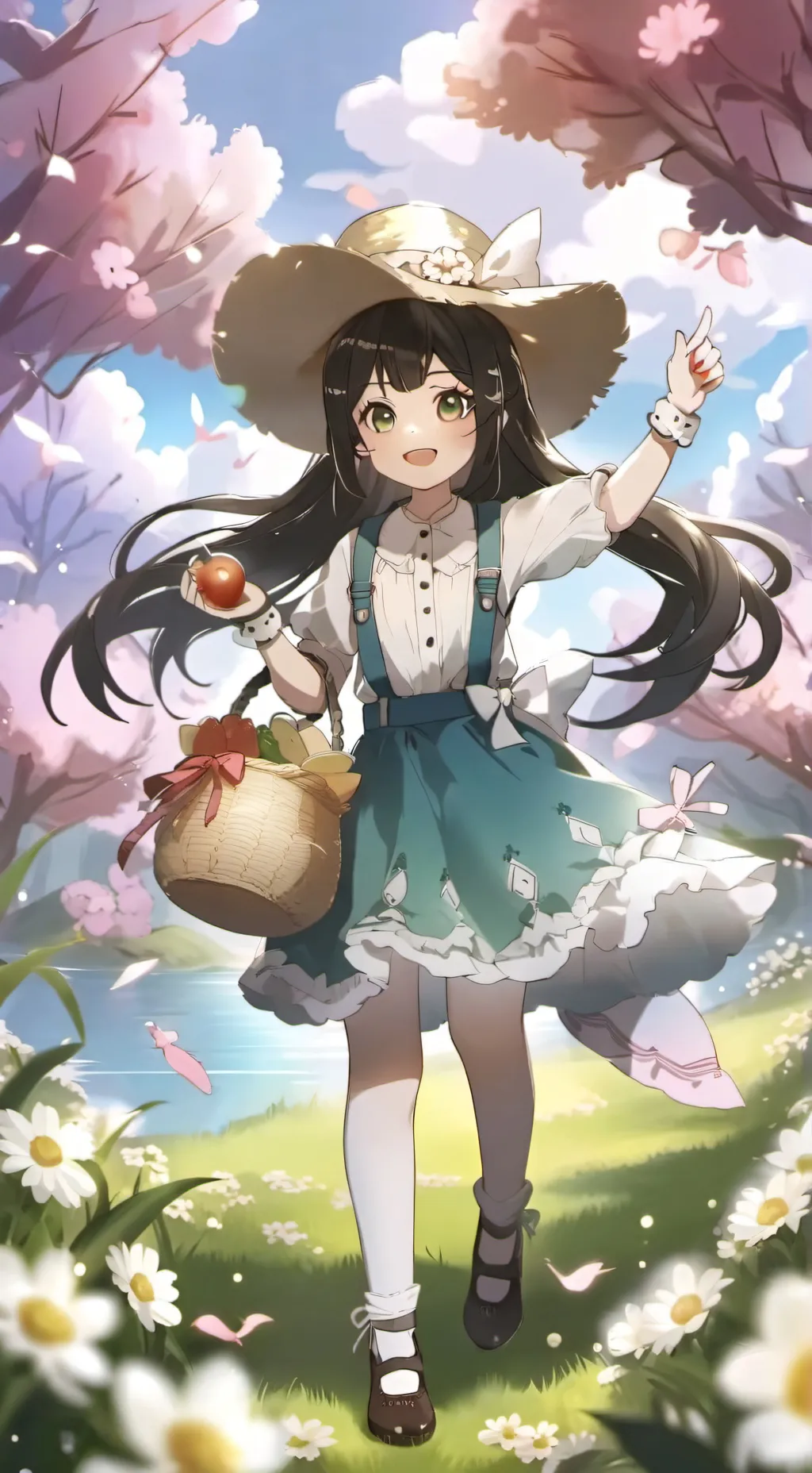 ai character: The cutest kid  background