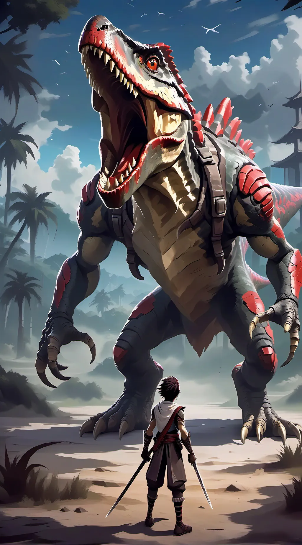 ai character: draco background