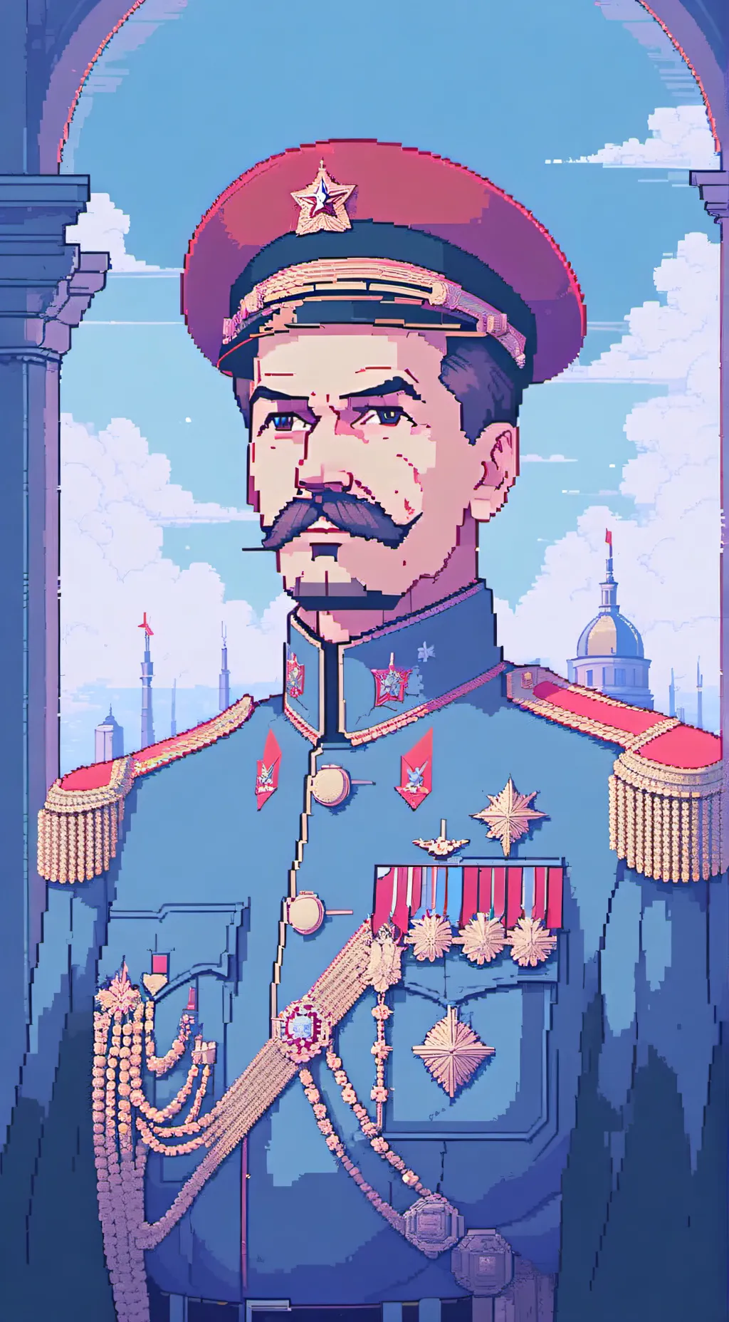 ai character: Joseph Stalin background
