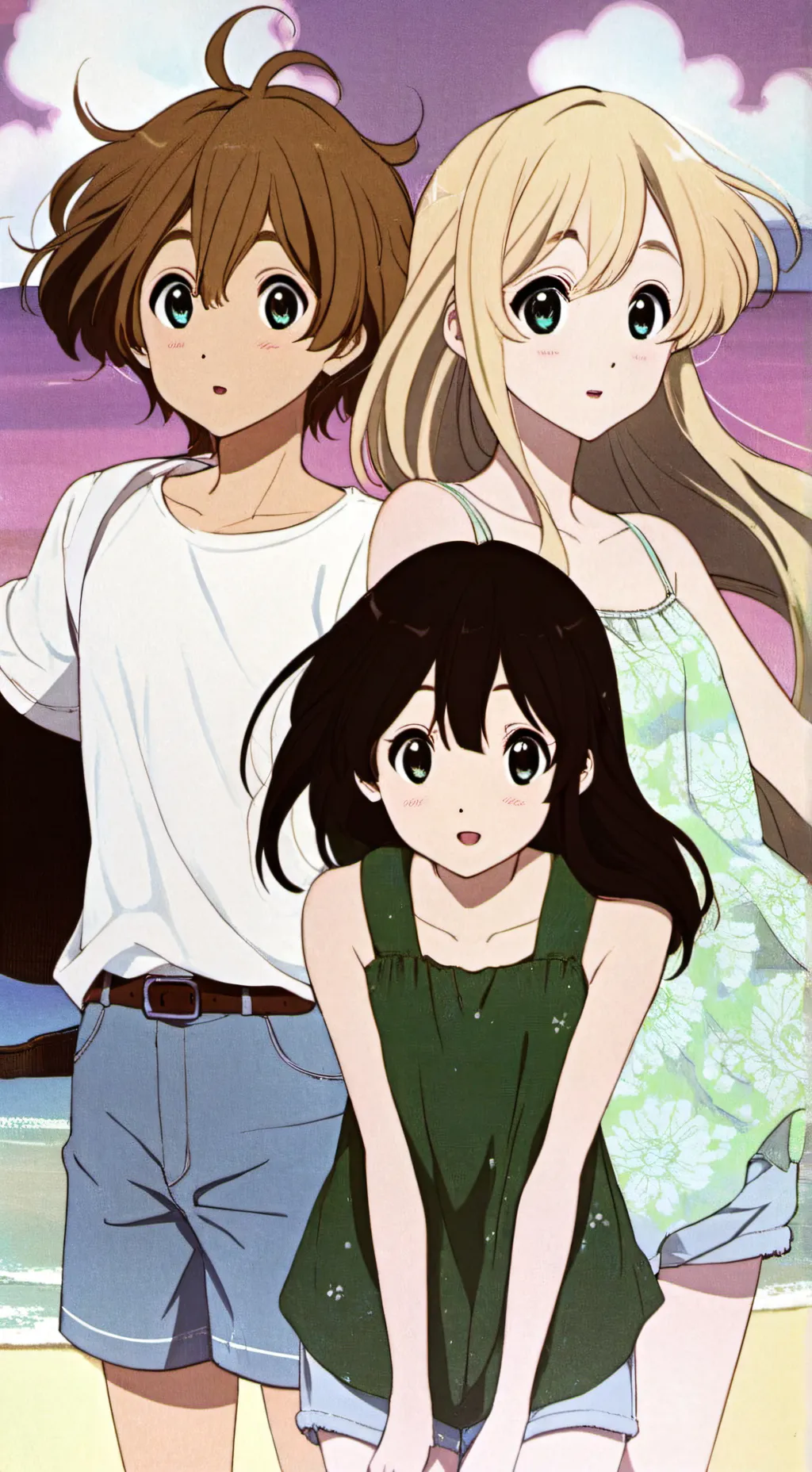 ai character: Omi,Suki&Danny background