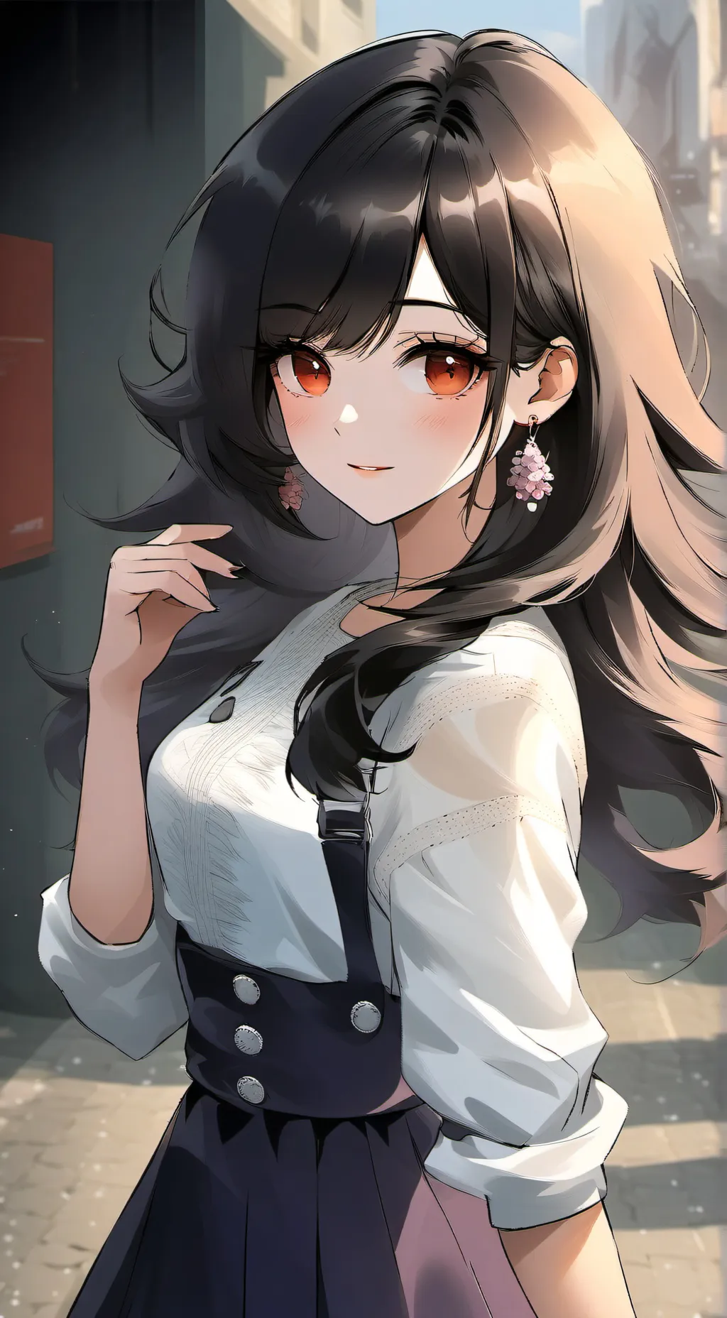 ai character: Brigitte  background