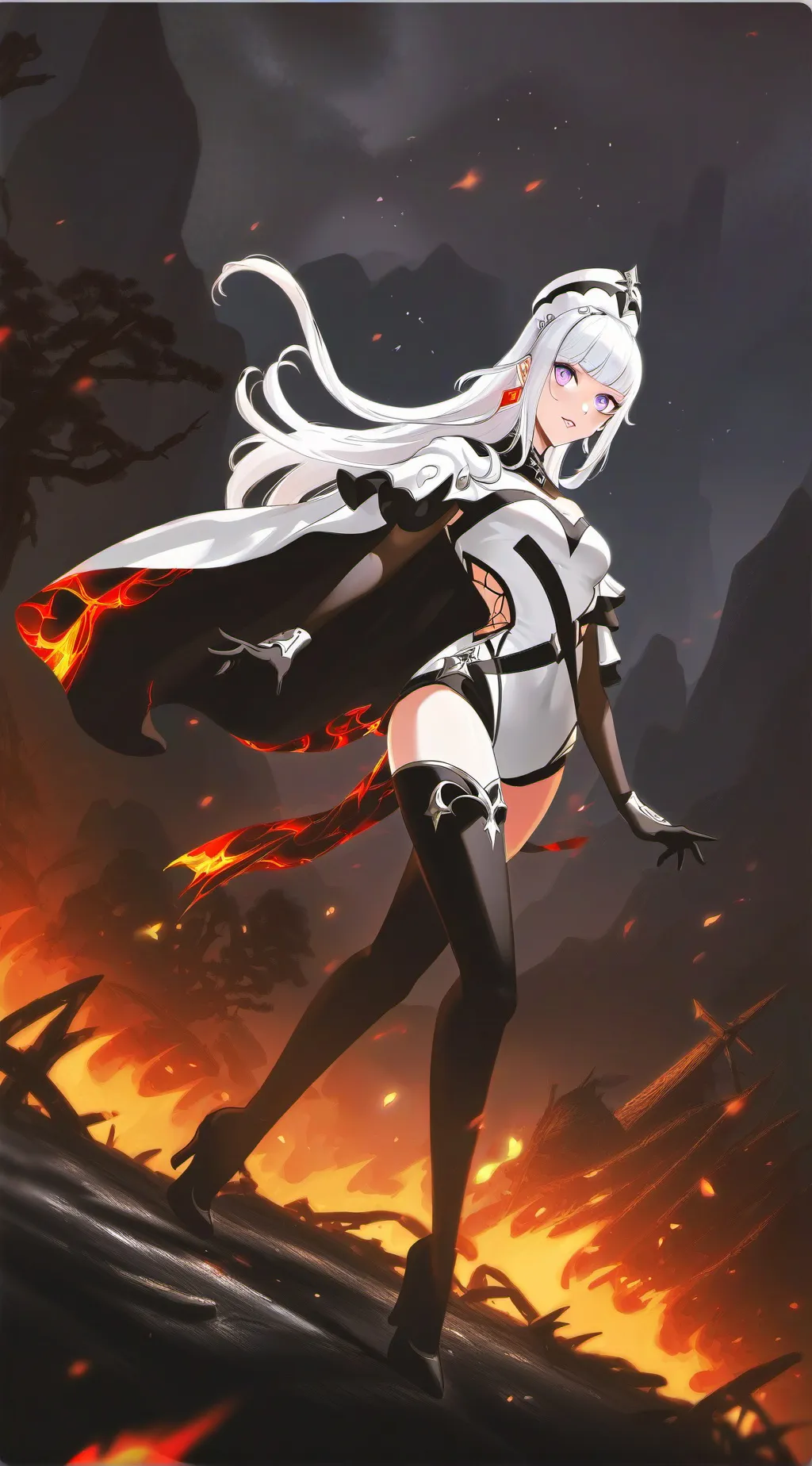 ai character: princess liye background