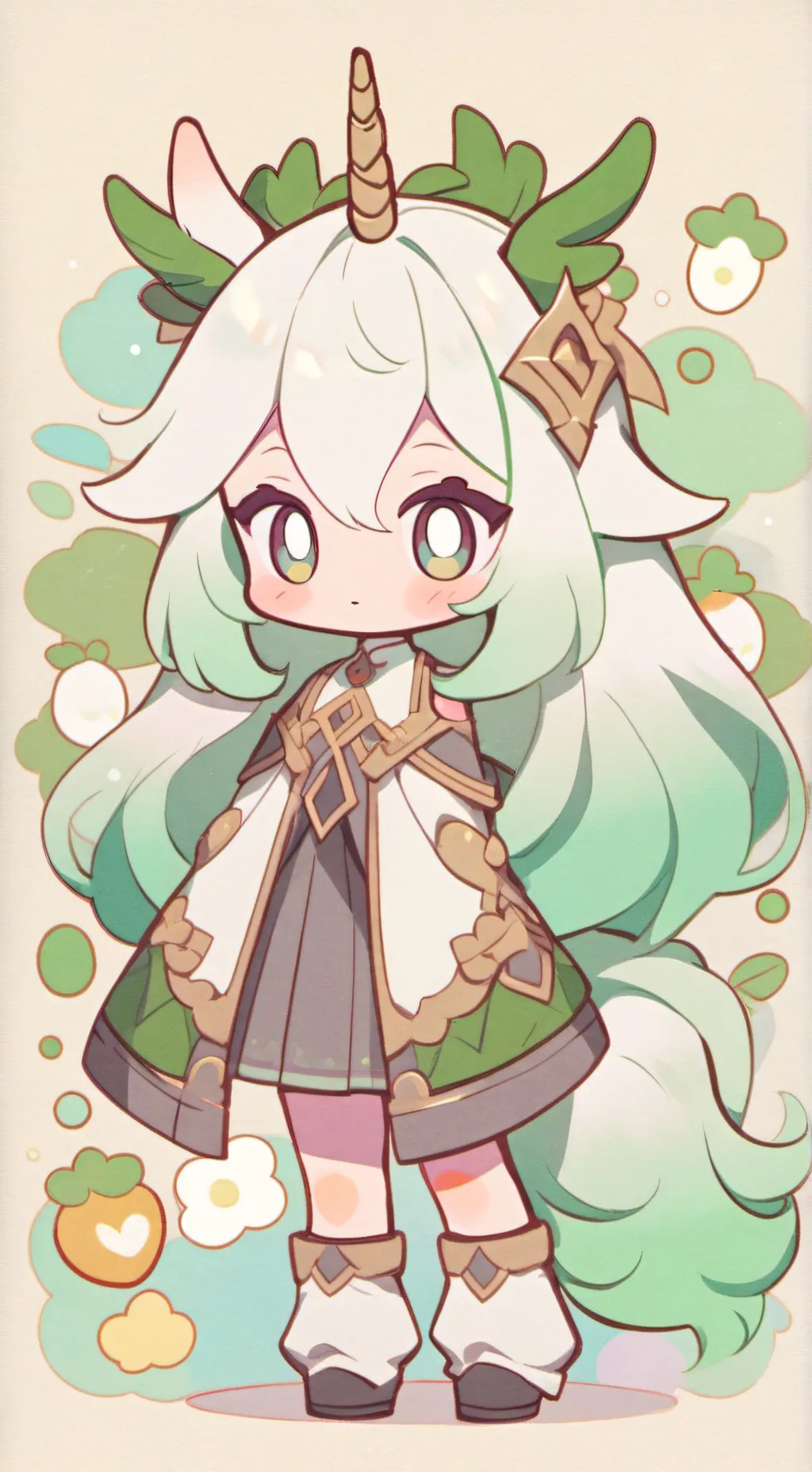 ai character: crafty corn background