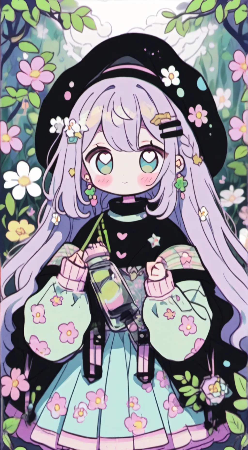 ai character: ФлаШ background